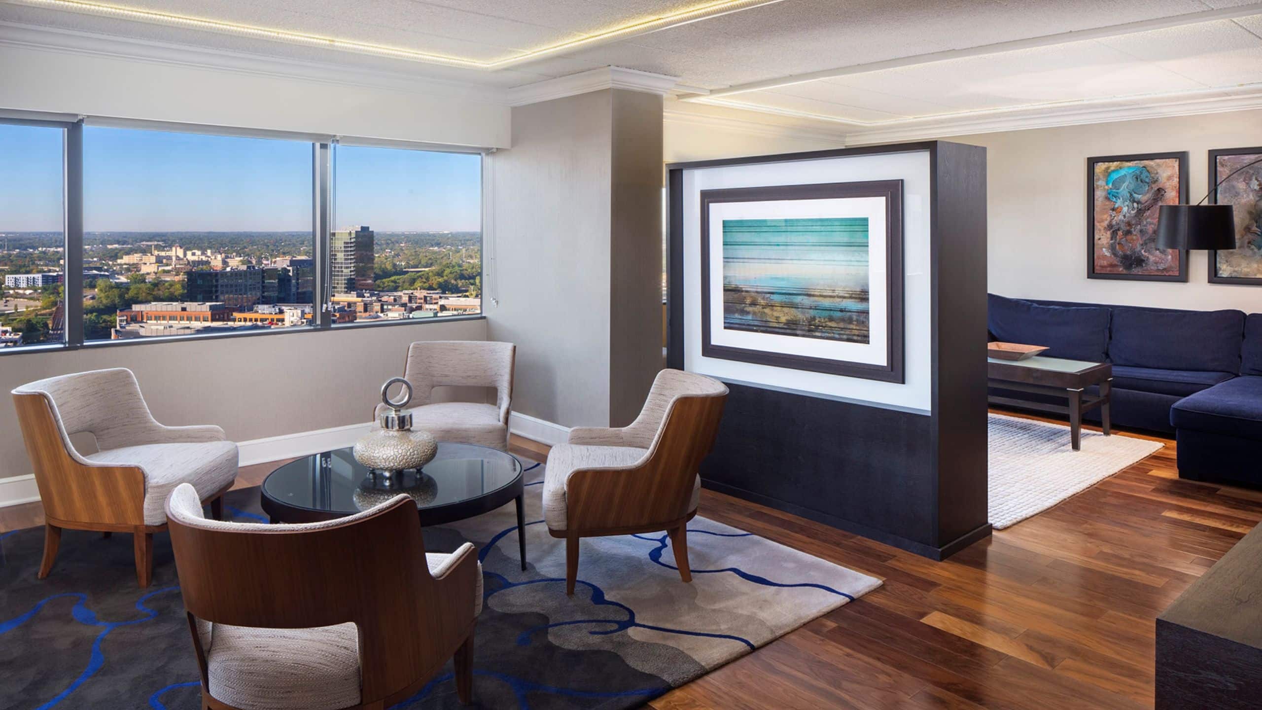 Hyatt Regency Columbus Deluxe Suite Living Room