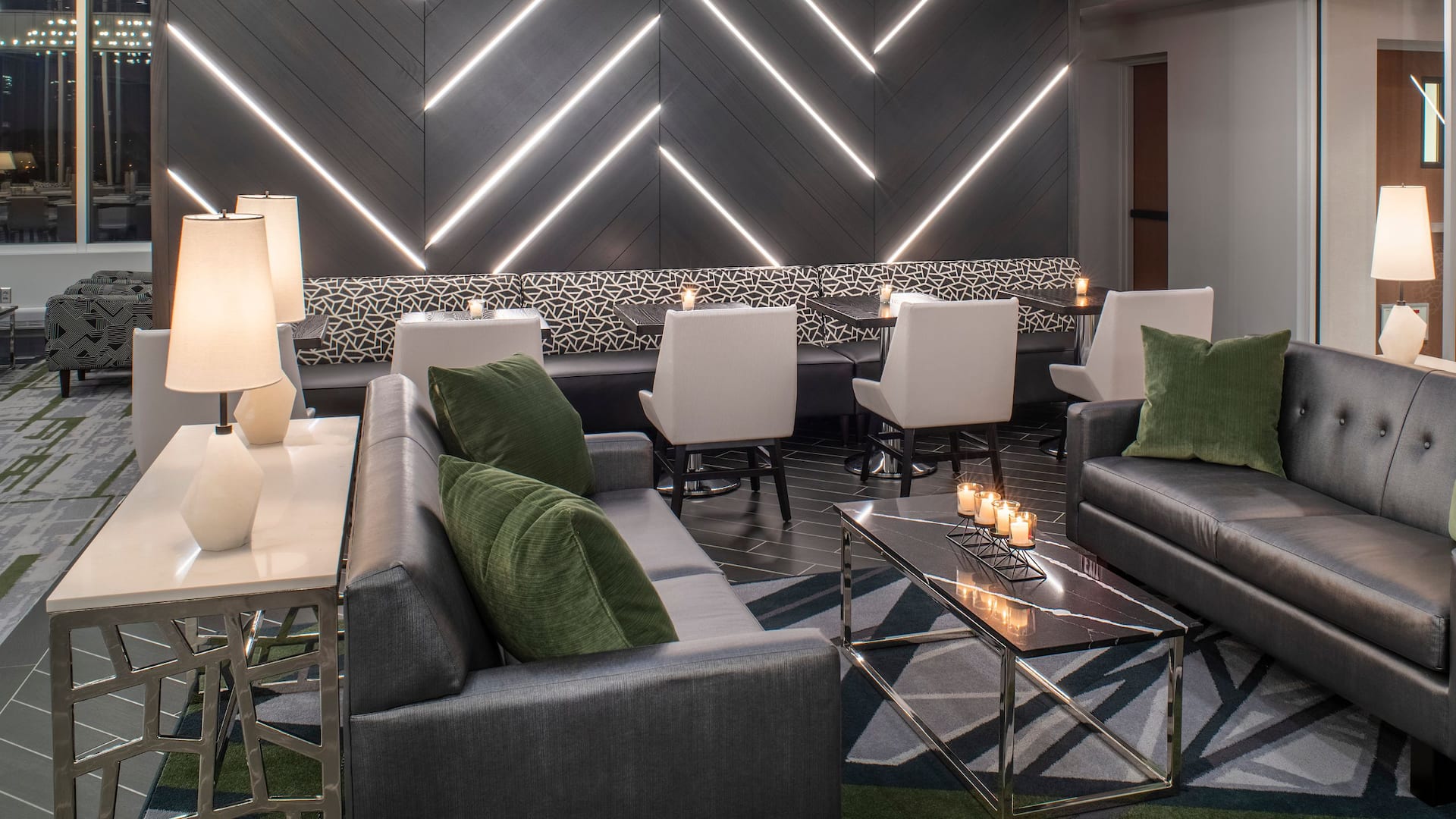 Hyatt Place East Moline / Quad Cities River Room Seating Area