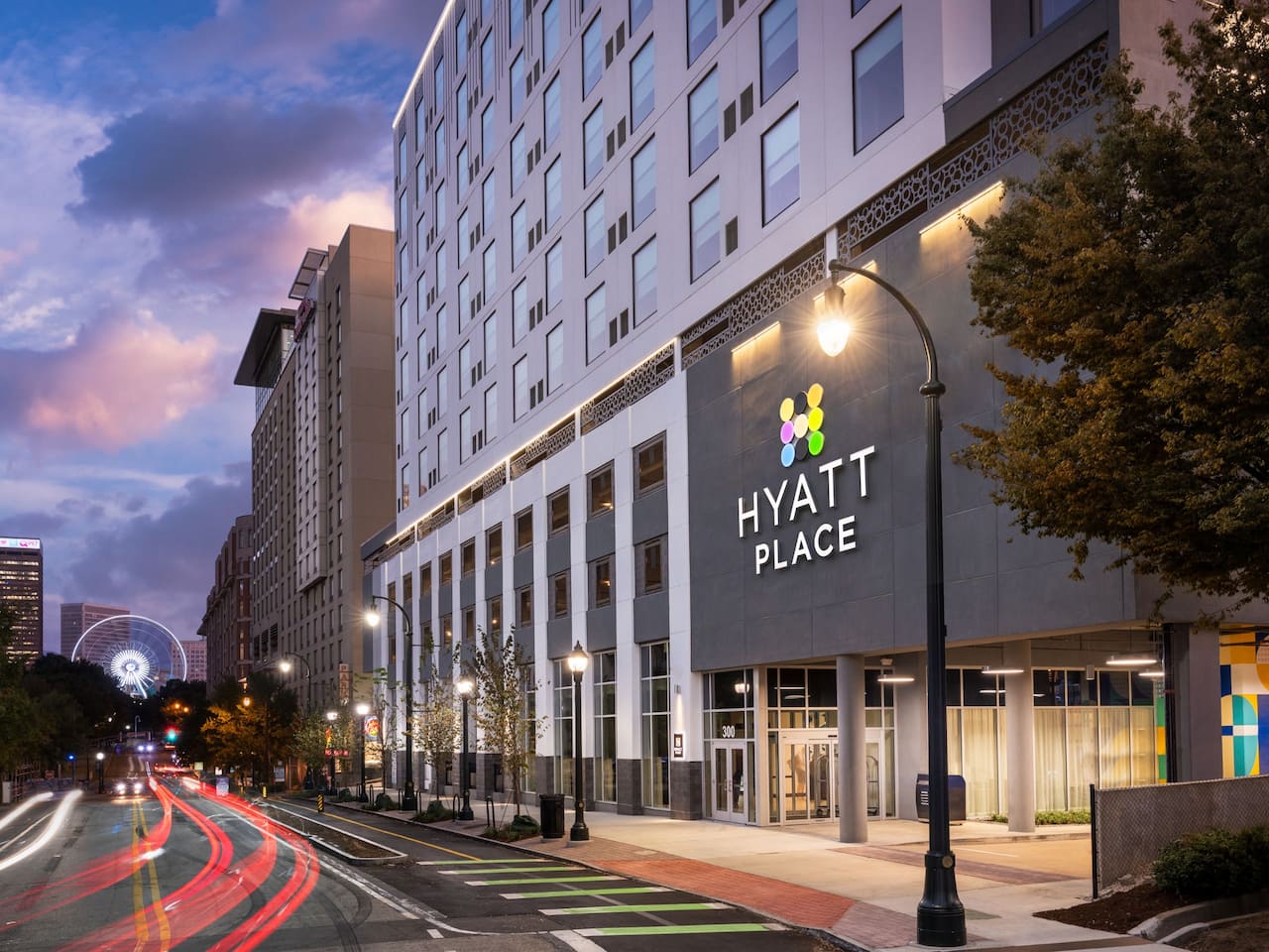 Downtown Atlanta Hotel near Centennial Park Exterior Street View at Hyatt Place Atlanta/Centennial Park