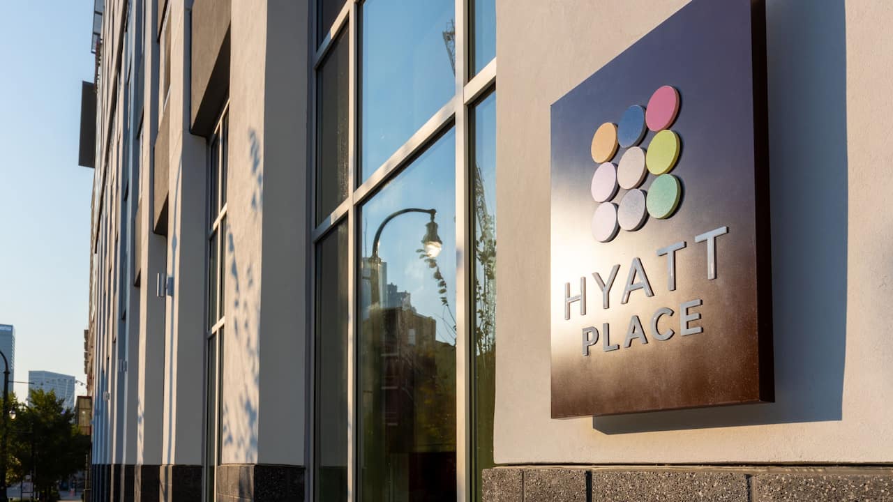 Hyatt Place Atlanta/Centennial Park Exterior Sign Modern Hotel Near Georgia Tech
