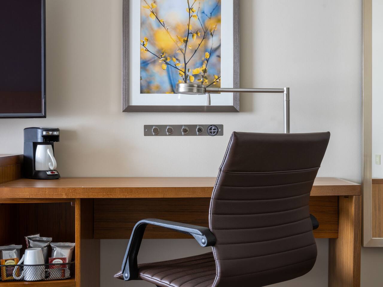 King Bed guestroom spacious work desk