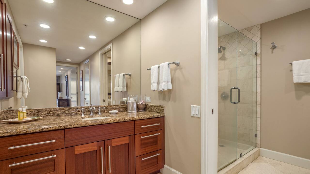 Multiple bathrooms available in each residence