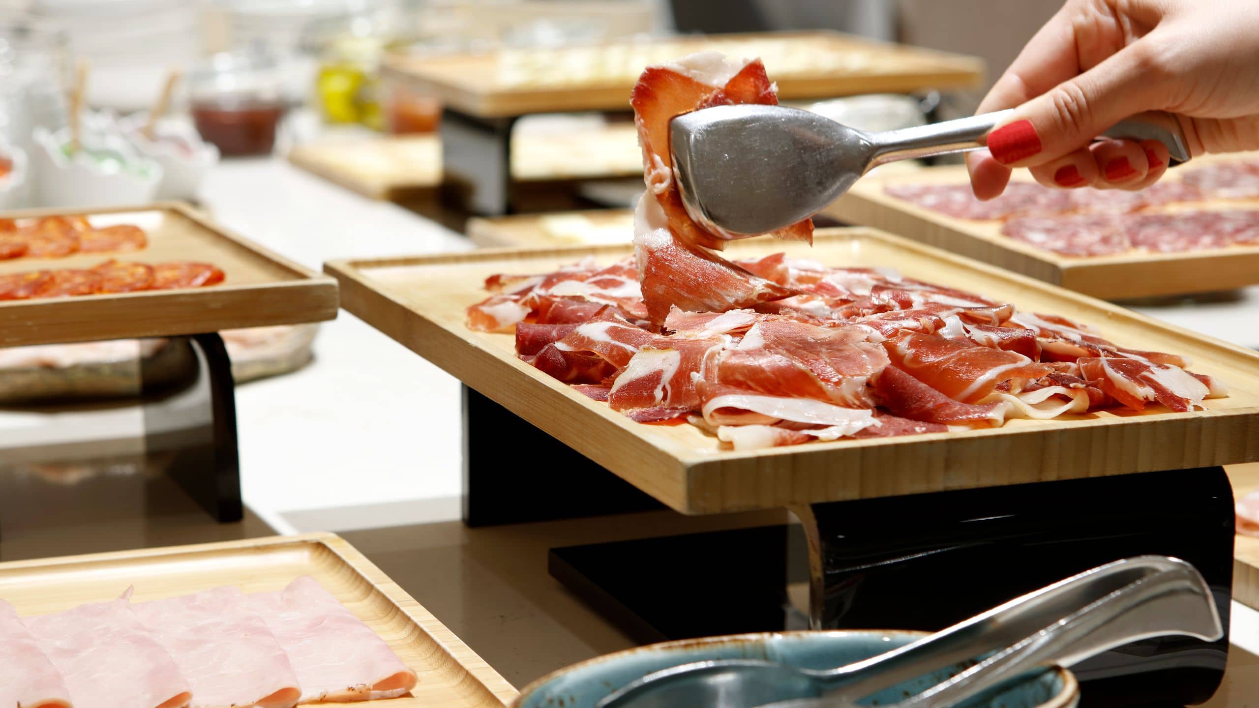 Hyatt Regency Hesperia Madrid Breakfast Setup