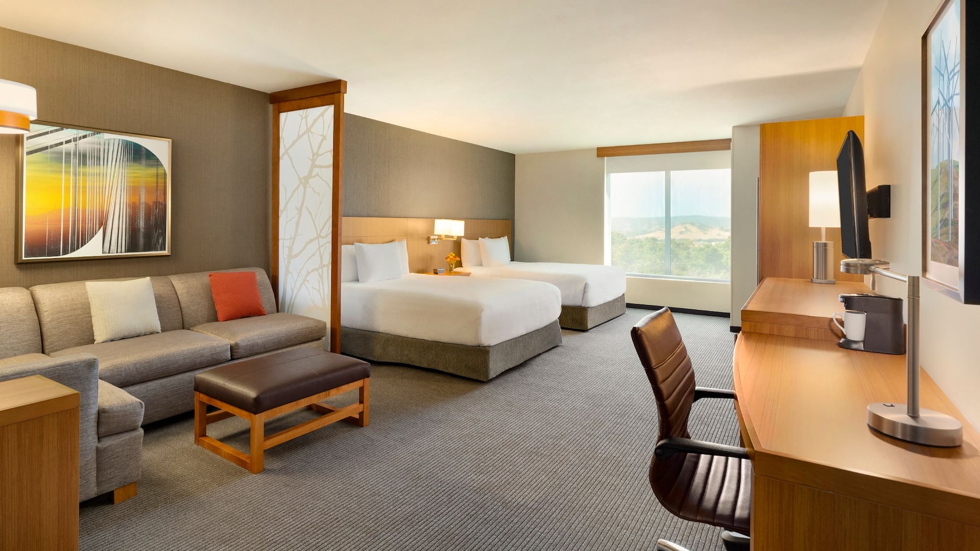 Hyatt Place Vacaville Two Queen Accessible Guestroom