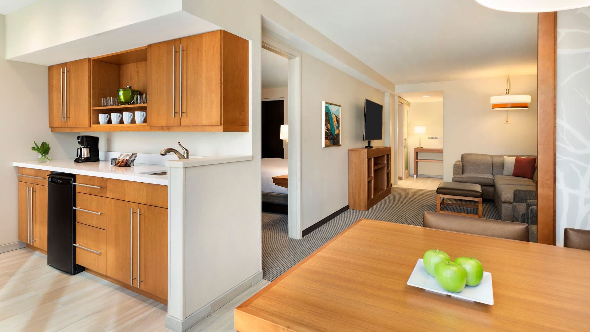 Hyatt Place Vacaville One Bedroom Suite Kitchen