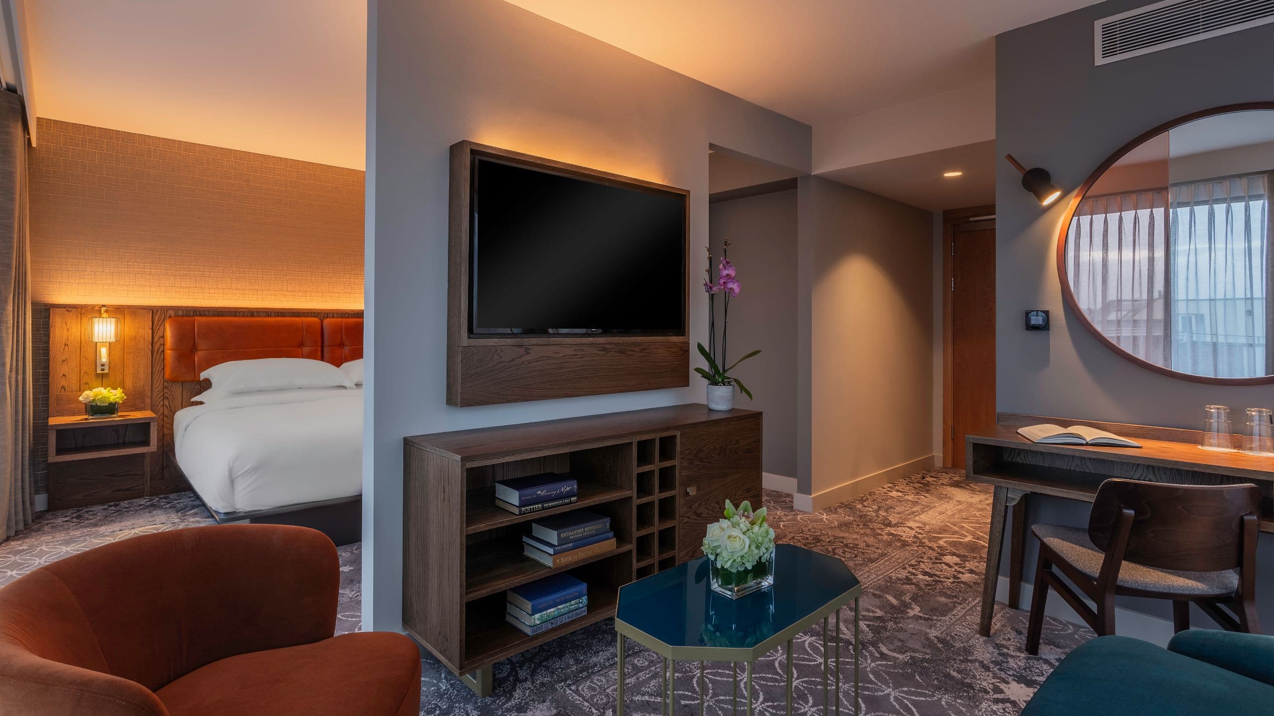 1 of 1 Our luxurious Liberties View Suite Living Area and Bedroom.