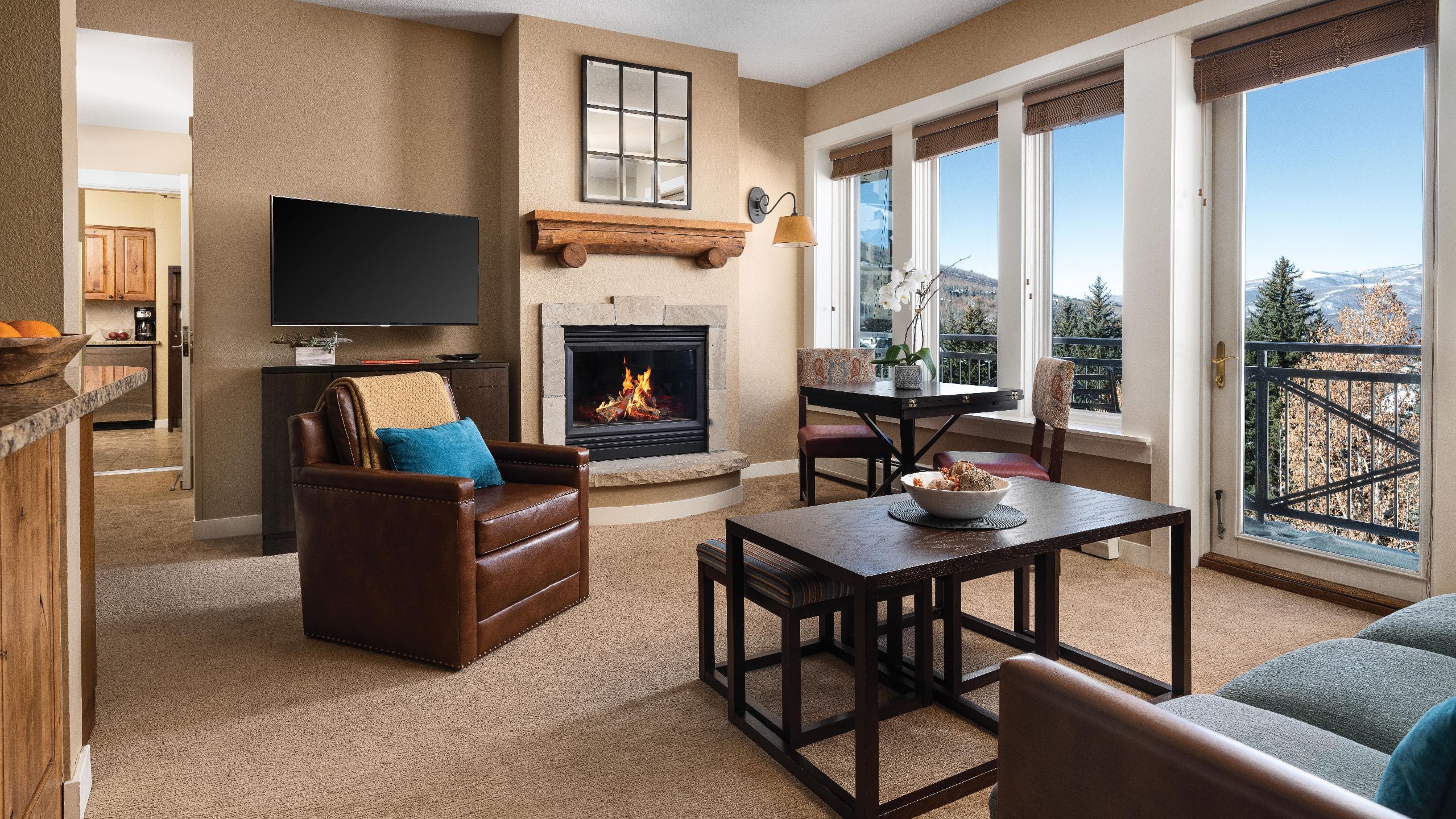 Hyatt Residence Club Beaver Creek, Mountain Lodge Two Bedroom Living Area