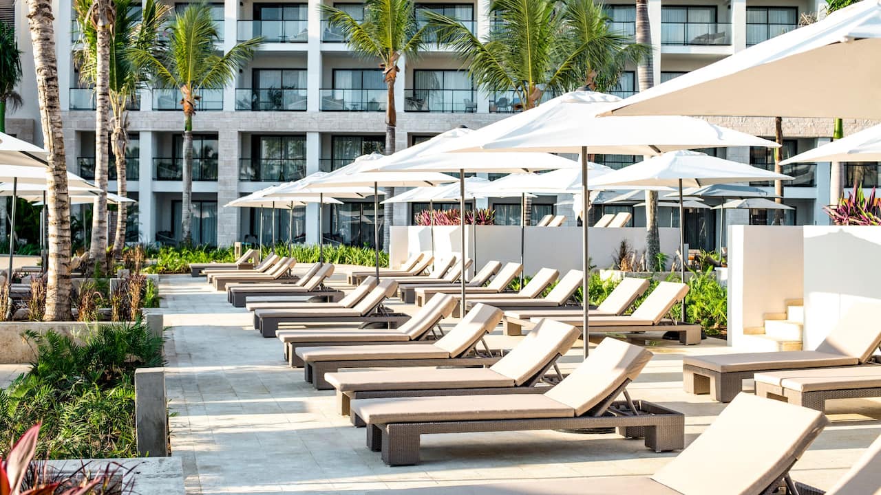 Hyatt Zilara Cap Cana - Beach Lounges 