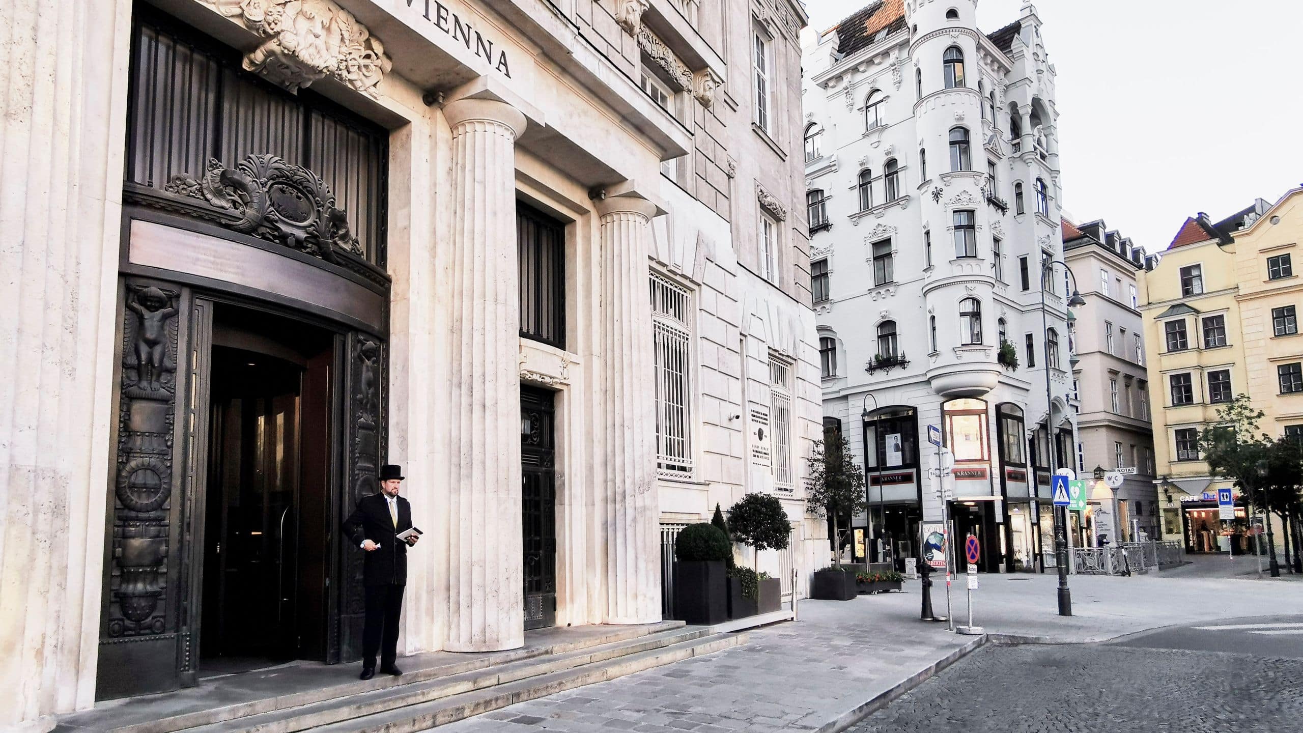 Park Hyatt Vienna Hotel Entrance