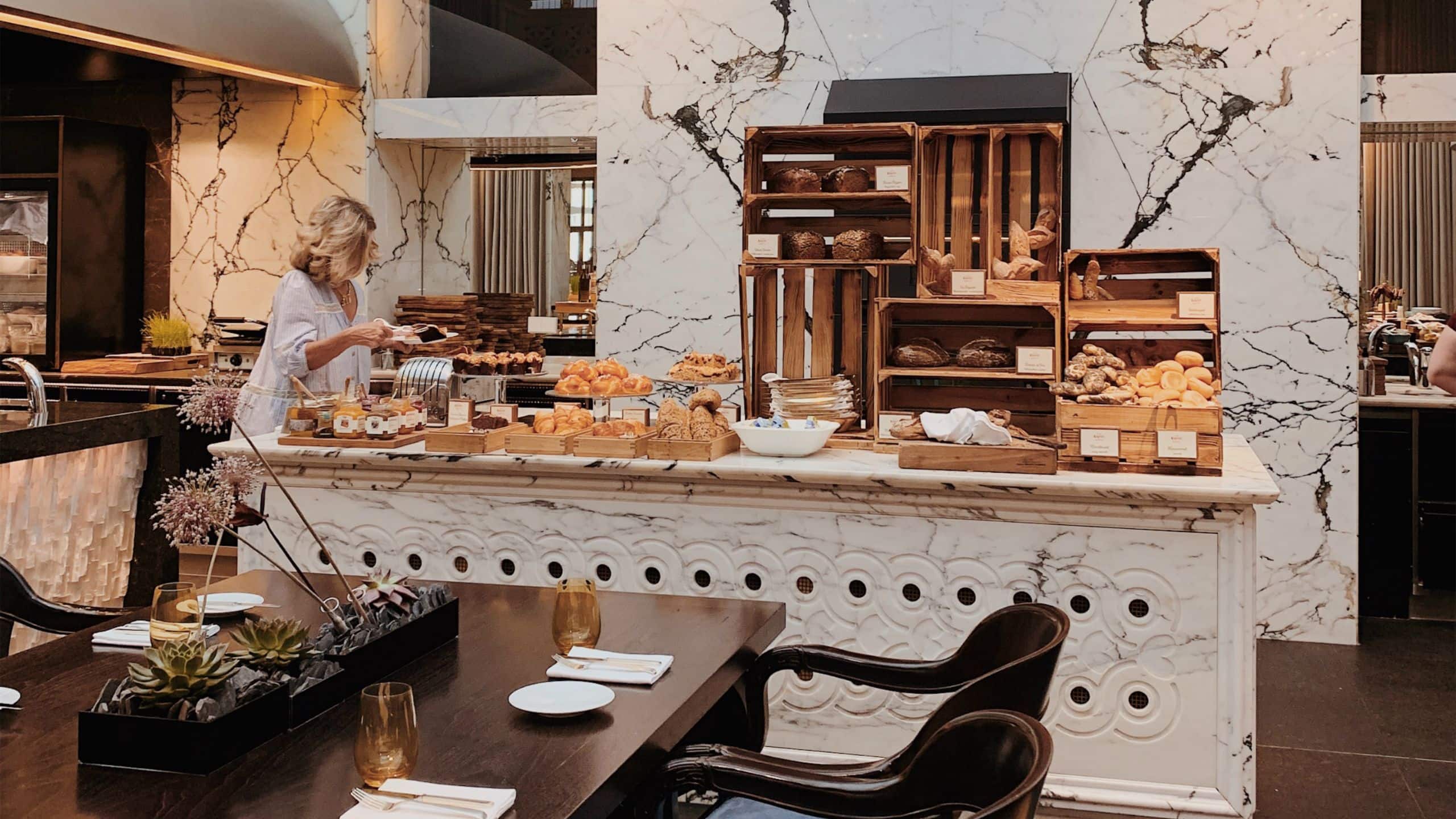 Park Hyatt Vienna Breakfast Buffet Bread Station