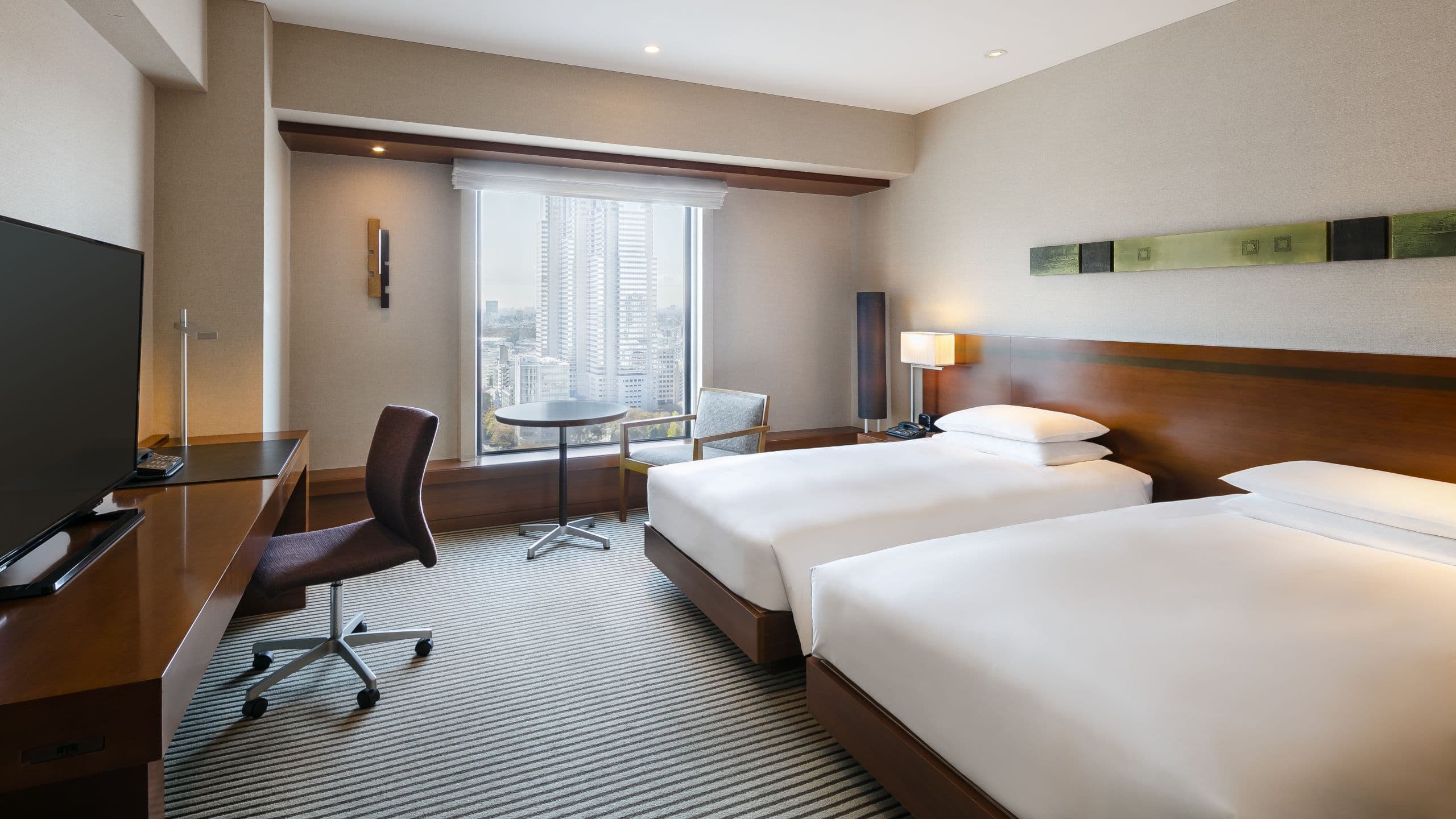 Hyatt Regency Tokyo Deluxe Room Two Twin