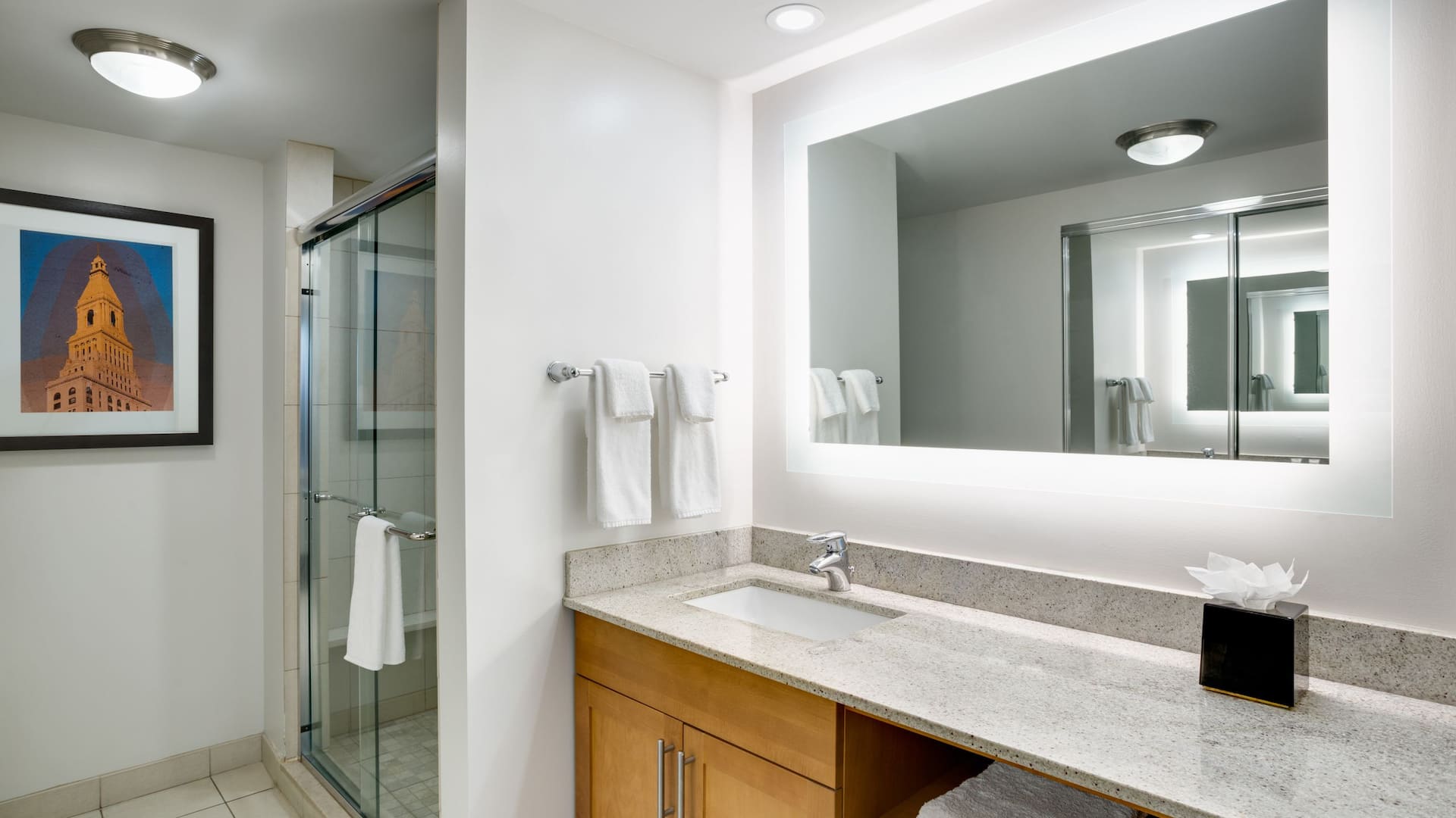 2 of 2 Hyatt House Hartford North/Windsor Guest Bathroom