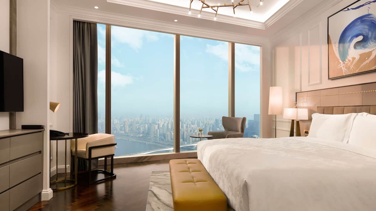 The Lixury Hotel Suite bedroom