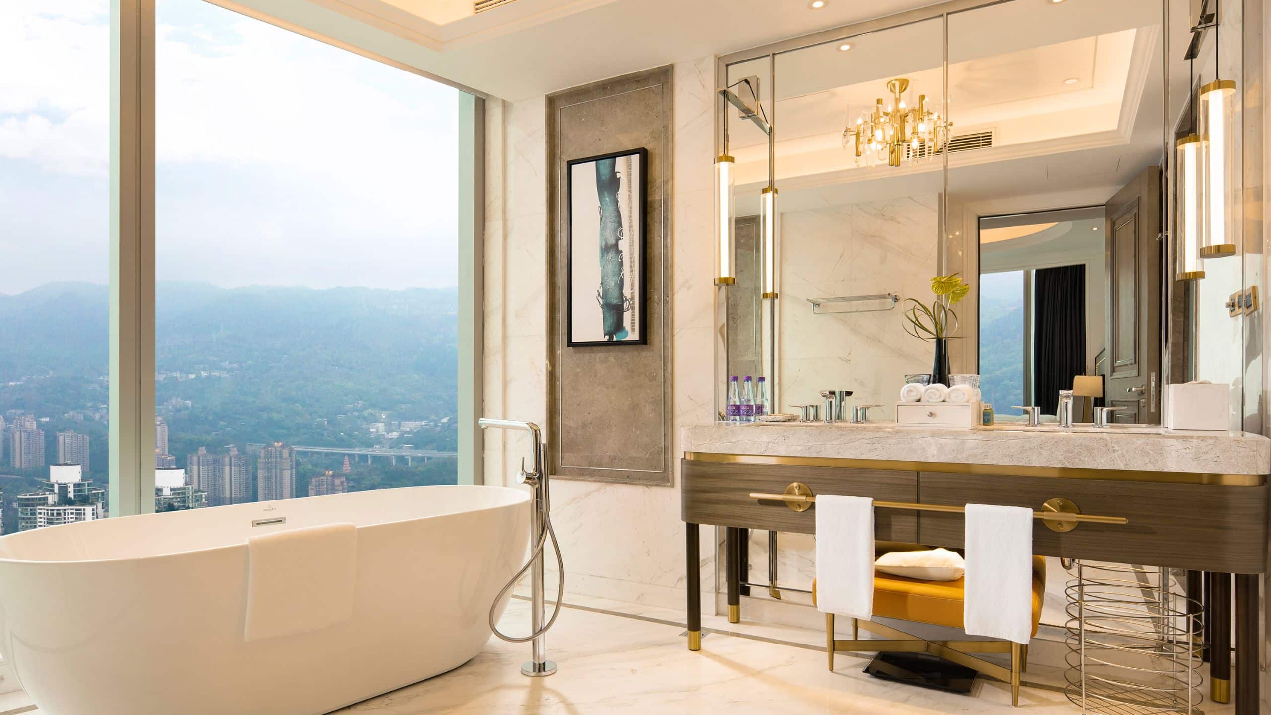 The Lixury Hotel Executive Suite Bathroom