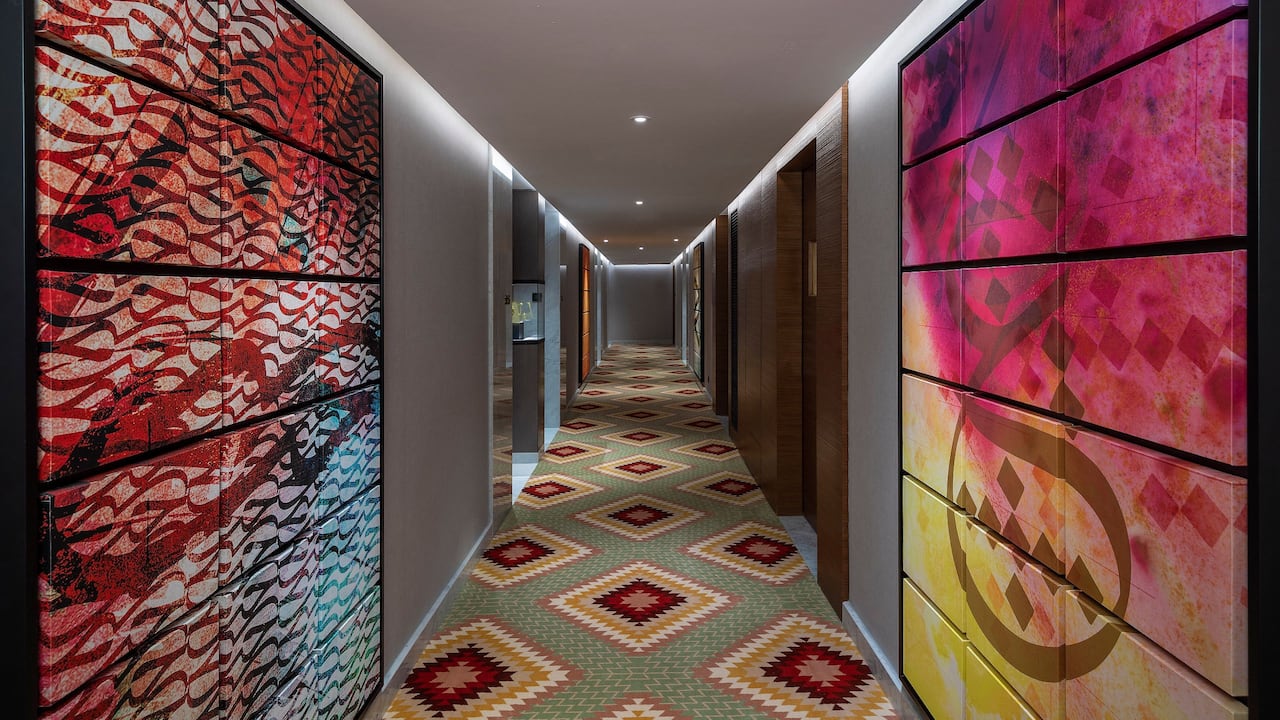 Hotel Guestroom Corridor