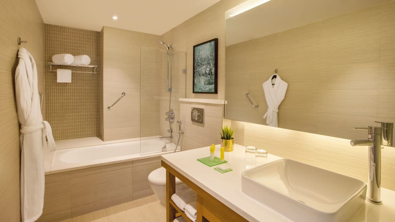 King Suite Bathroom Hyatt Place Hyderabad