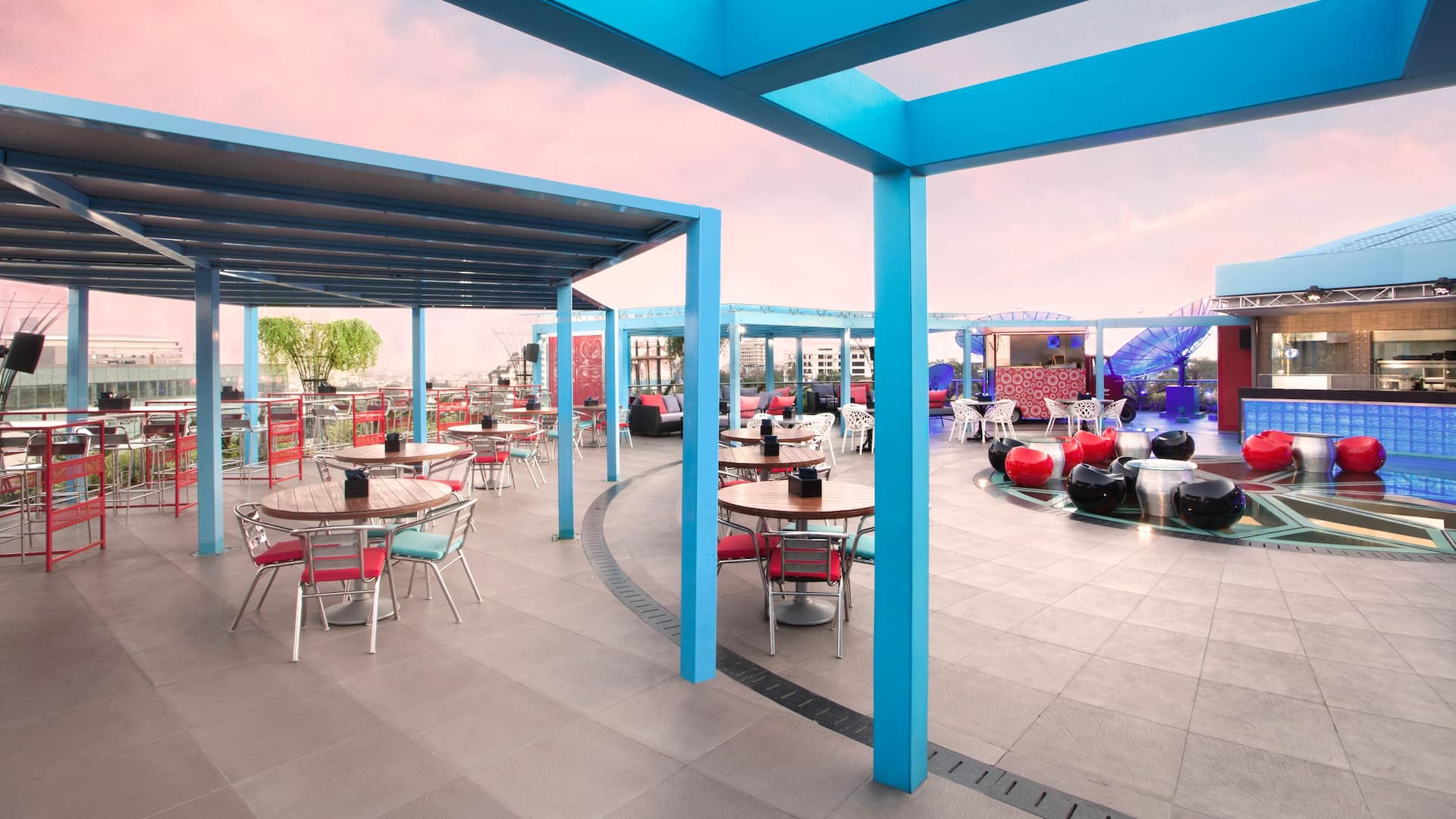 Hyatt Place Hyderabad Banjara Hills Zing Terrace Seating