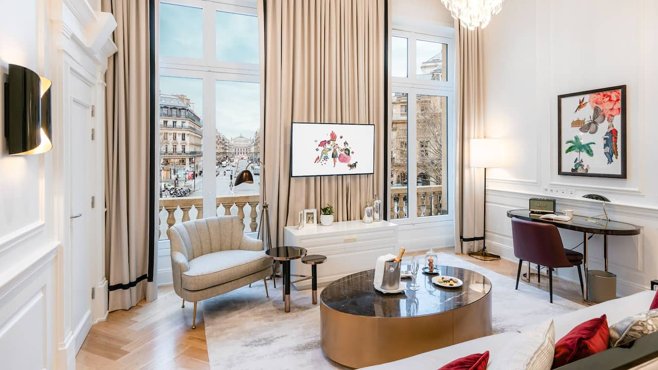 Luxury Rooms Suites In Paris Hotel Du Louvre By Hyatt