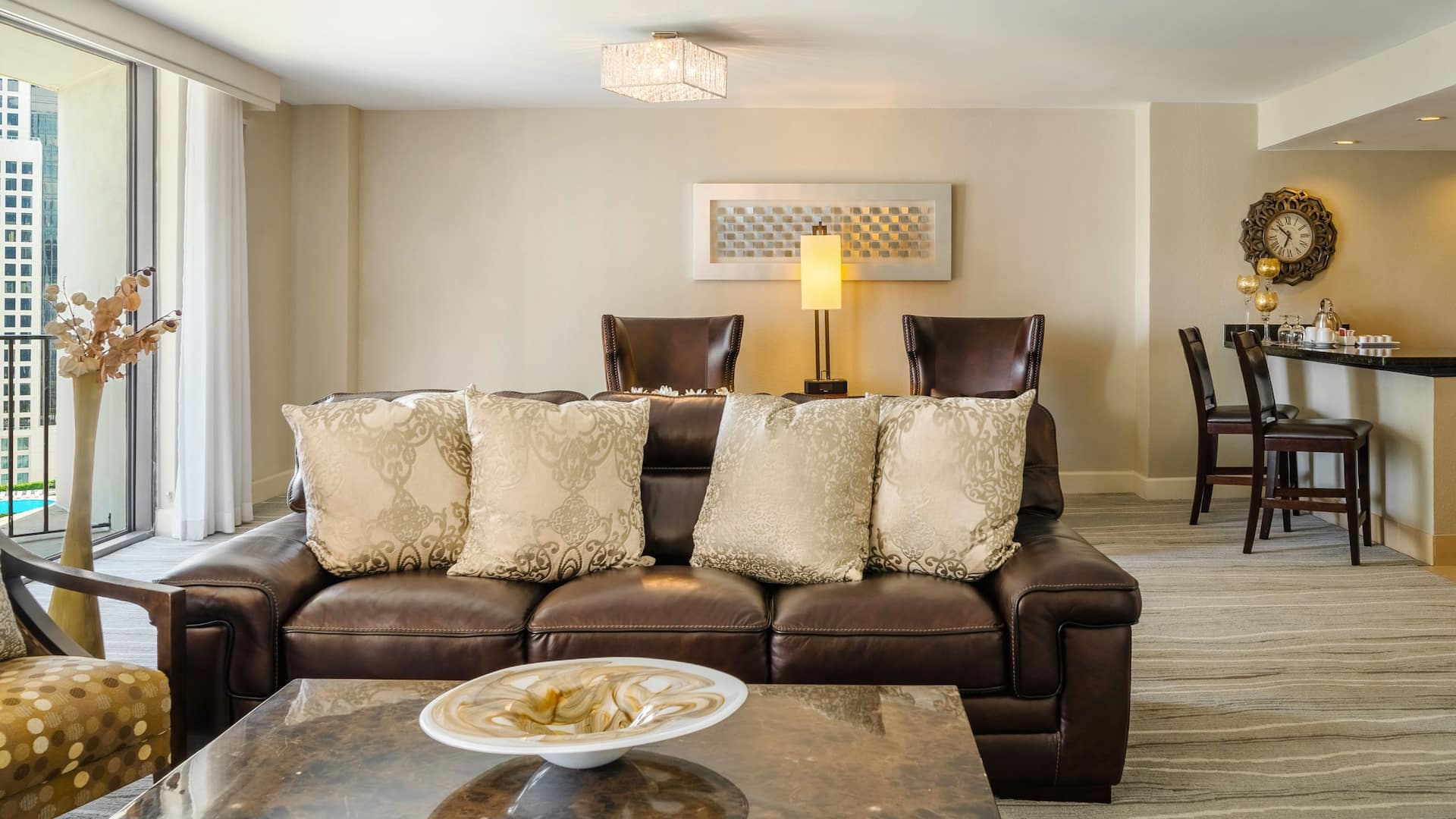 2 of 4 Hyatt Regency Miami VIP Suite Living Area