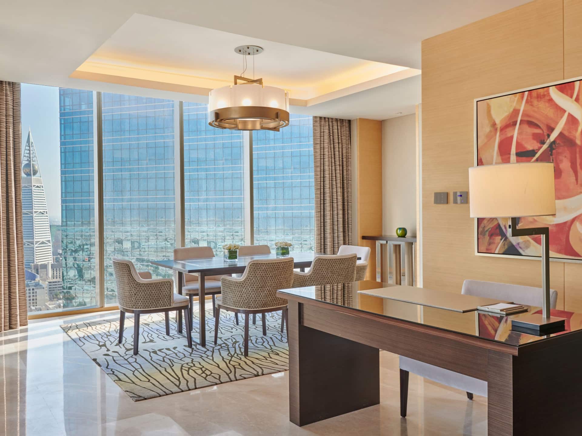 Hyatt Regency Riyadh Olaya Prince Suite Dining Room