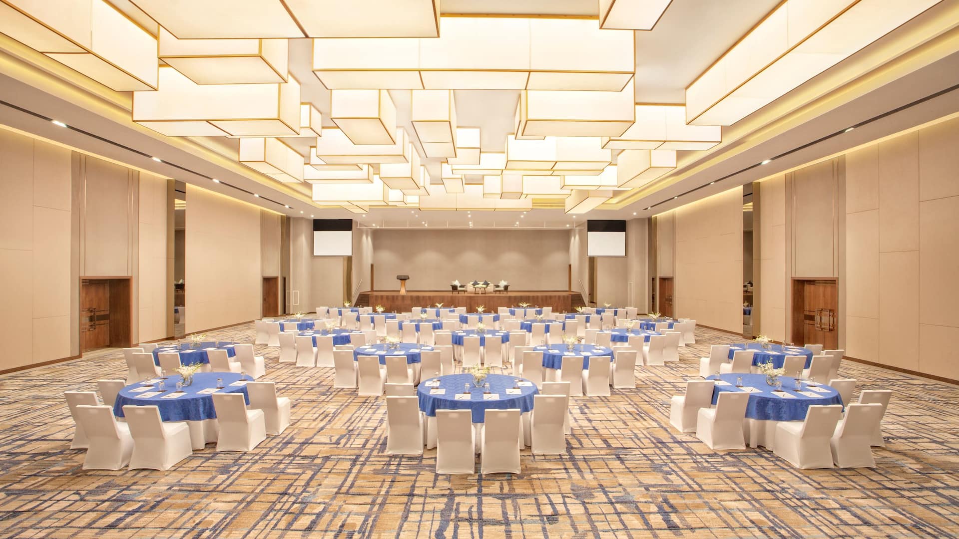 Interior of Regency Ballroom at Hyatt Regency Thrissur