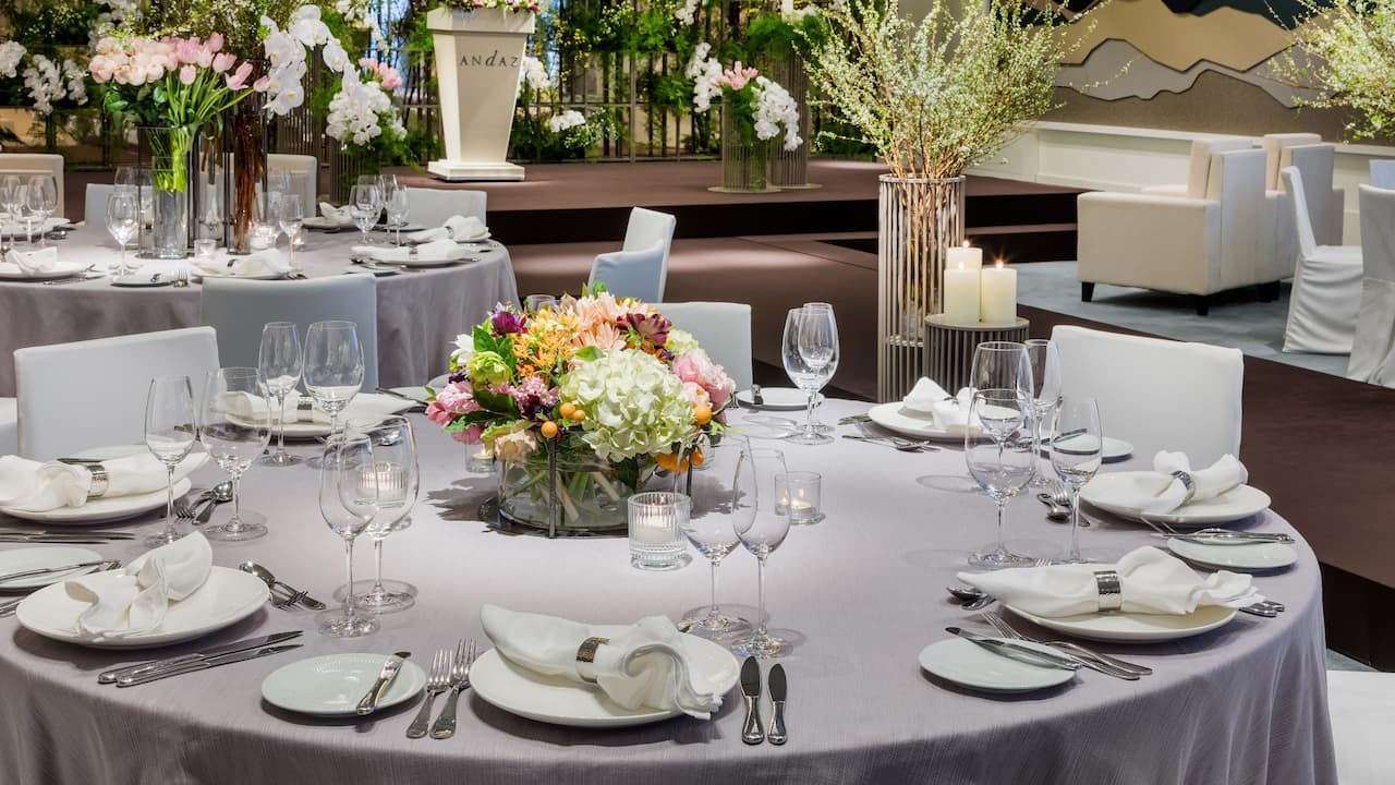 Andaz Seoul Gangnam - Wedding Table