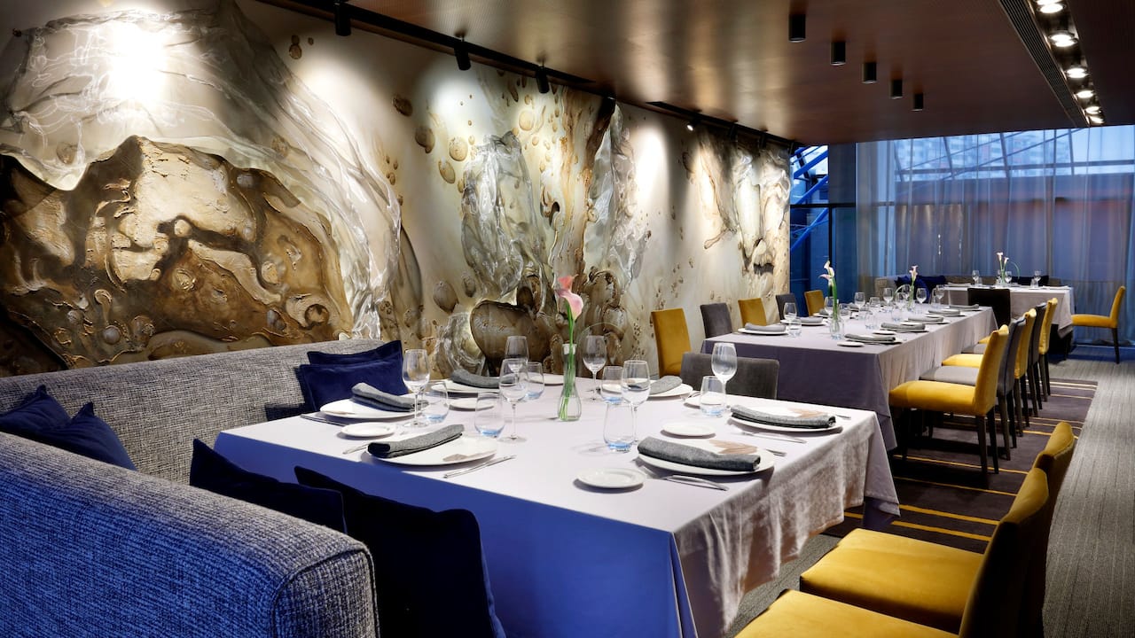 Hyatt Regency Barcelona Tower Restaurant Seating