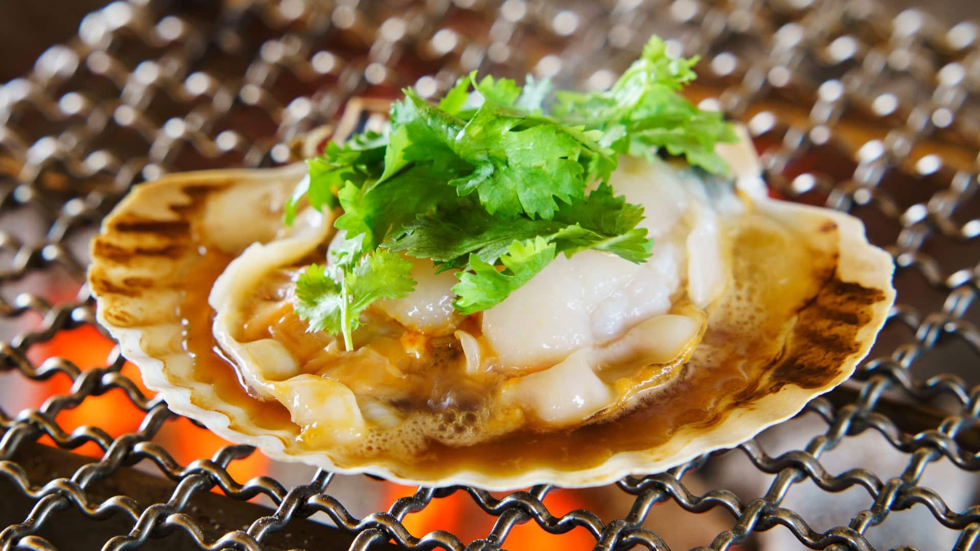 Hyatt Regency Seragaki Island, Okinawa Shirakachi Robata Char Broiled Scallop