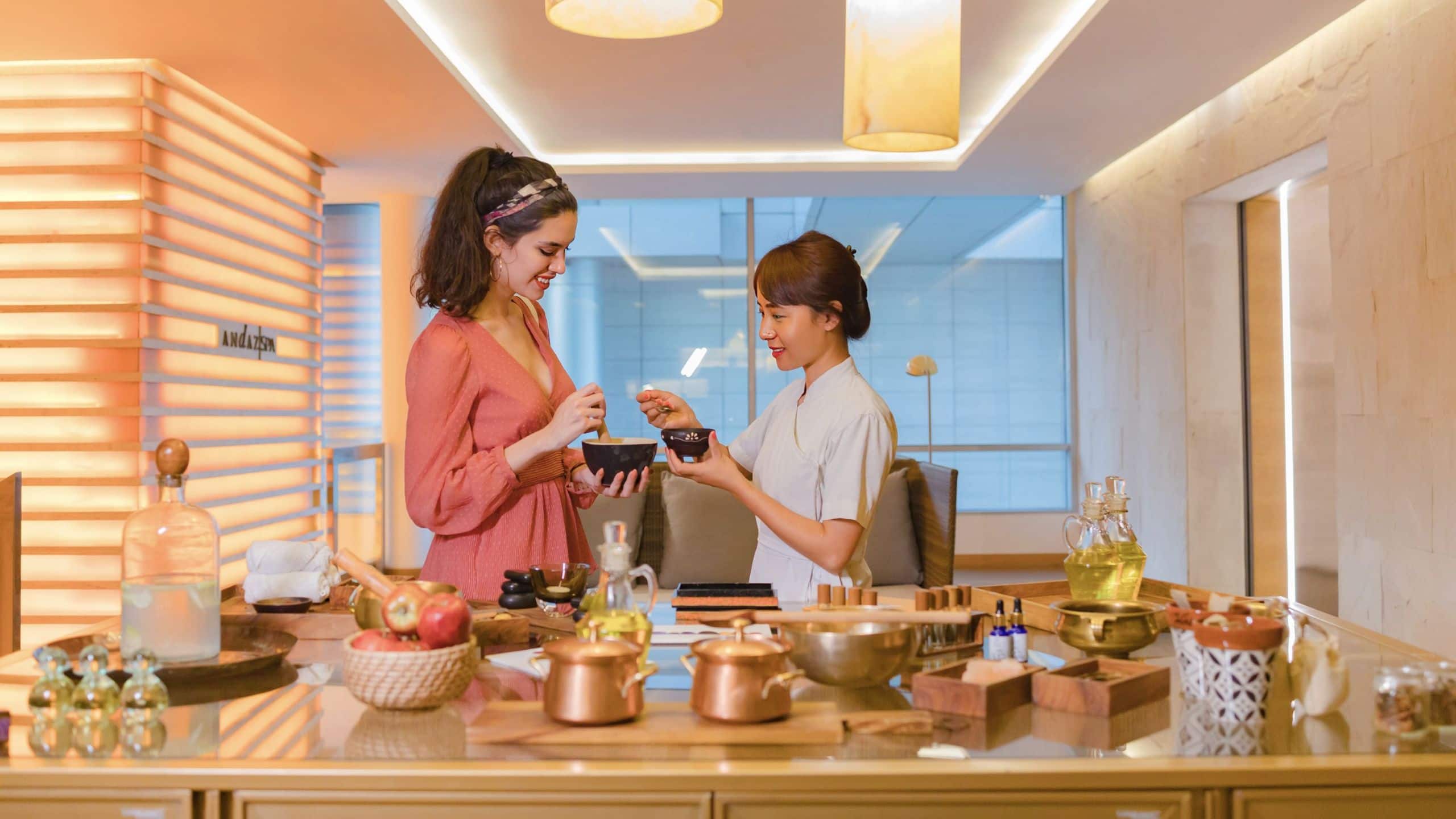 Andaz Delhi Spa Apothecary Bar