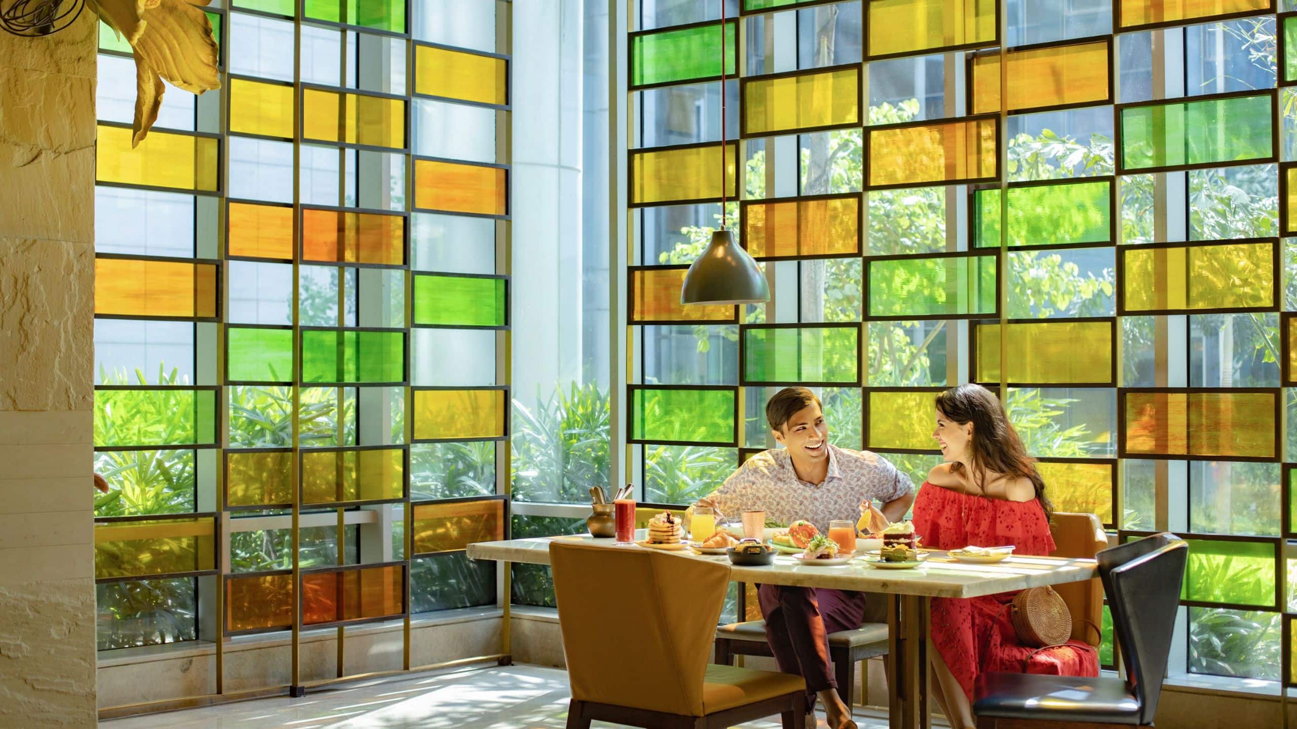 Andaz Delhi AnnaMaya Glass Wall
