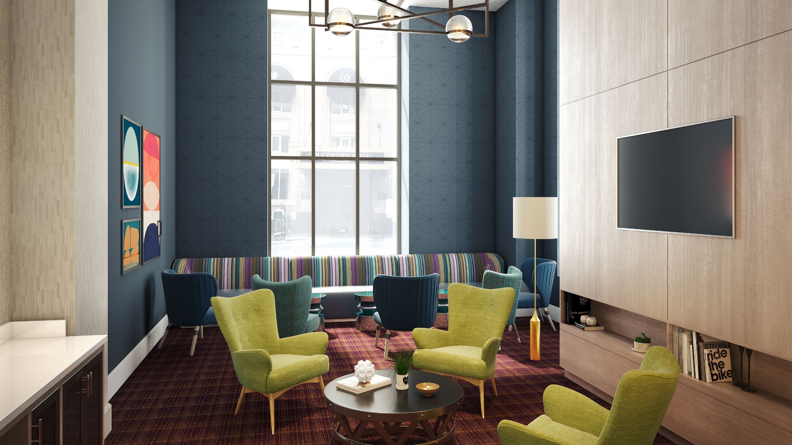 Hyatt Centric Downtown Minneapolis Lobby Launch Pad