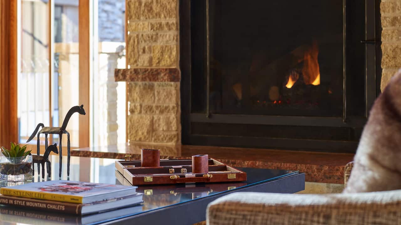 The Landmark, A Destination Residence Fireplace
