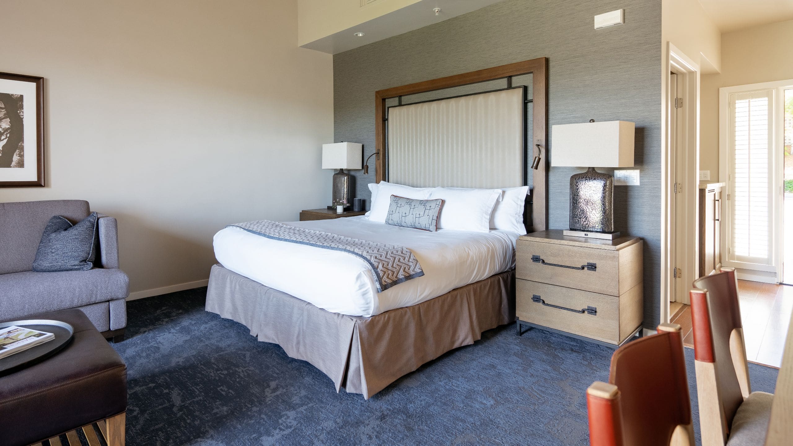 Carmel Valley Ranch Studio King Bedroom
