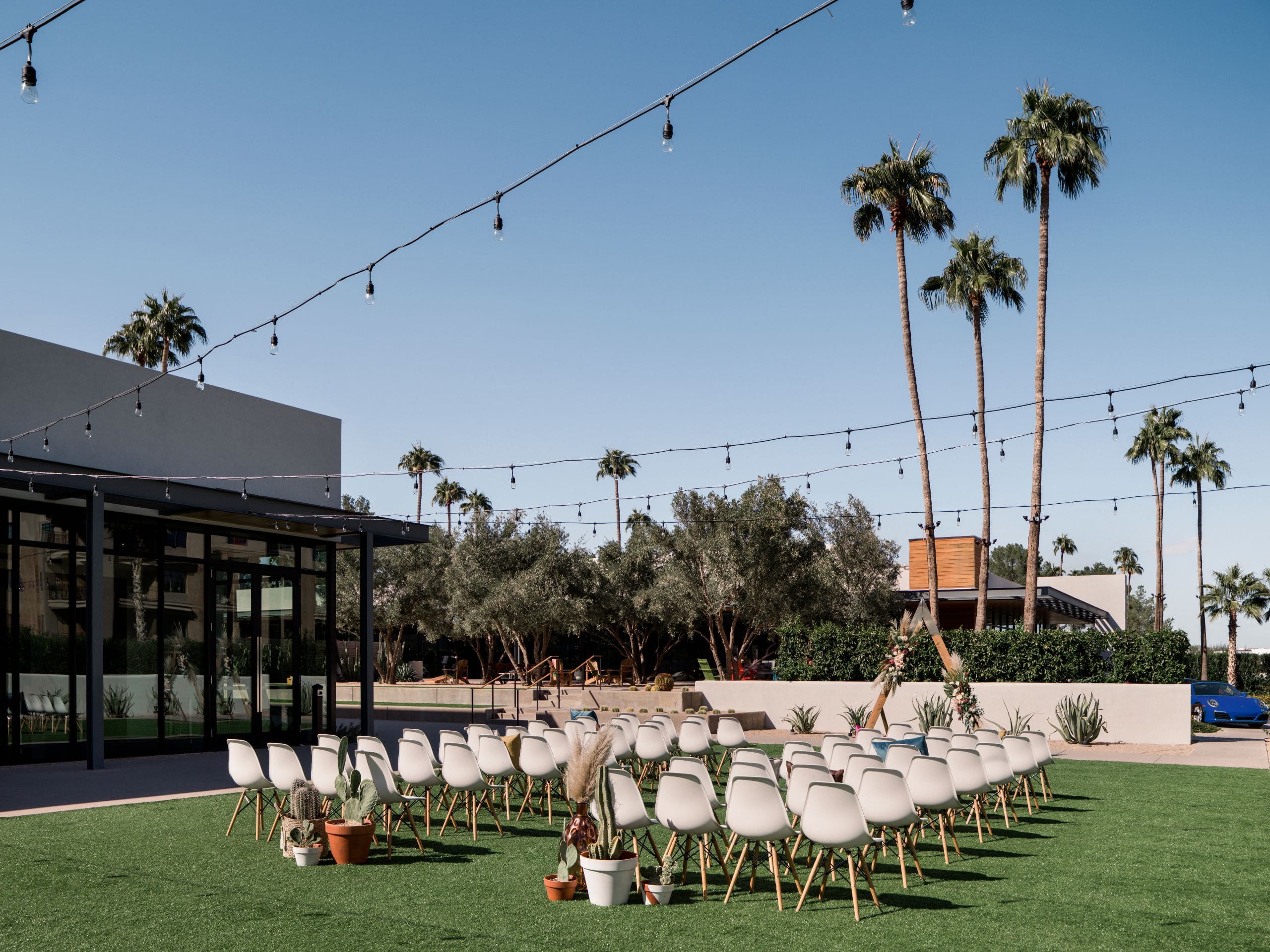 Andaz Scottsdale Resort & Bungalows Studio Lawn Ceremony