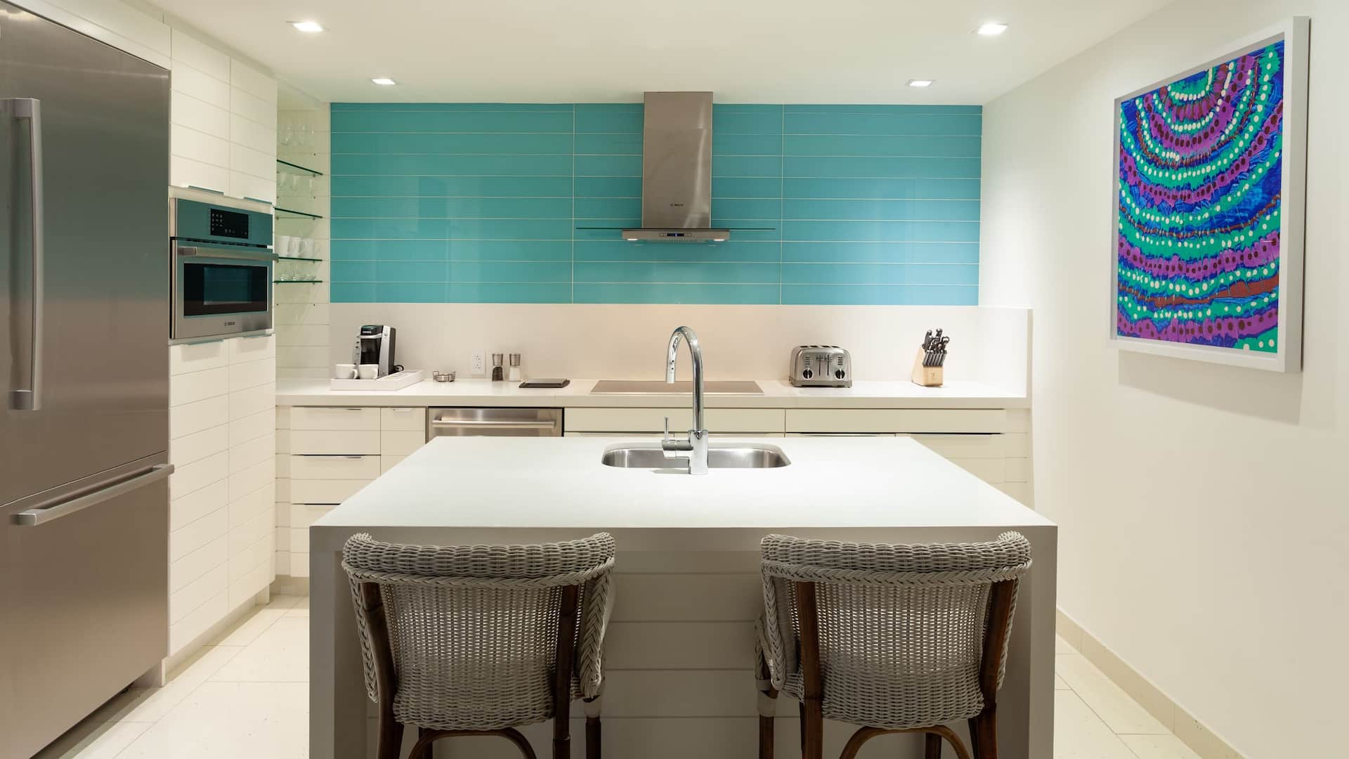 3/4 Grand Hyatt Baha Mar One Bedroom Deluxe Residence Kitchen