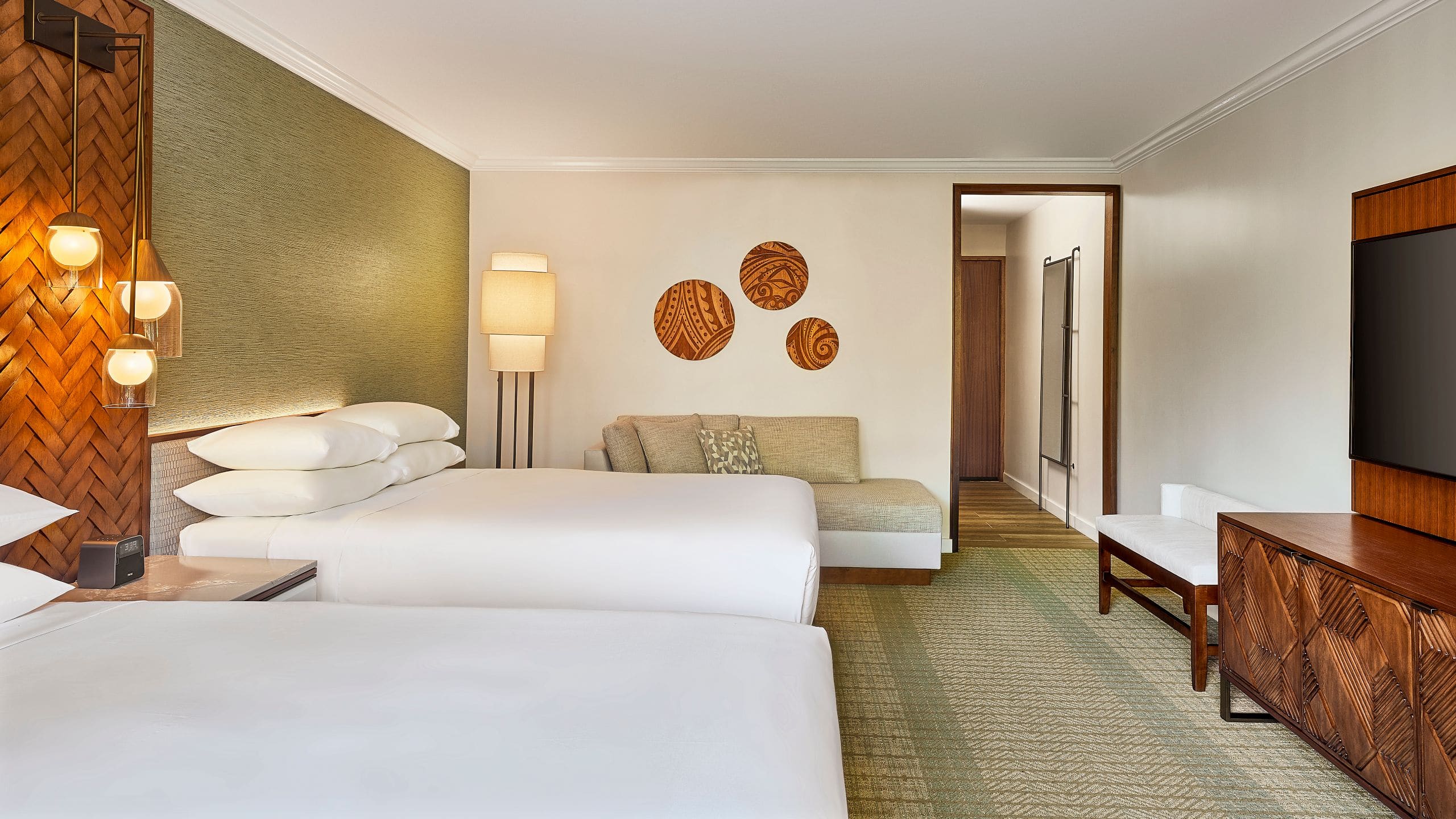Hotel room inside Hyatt Regency Maui Resort and Spa