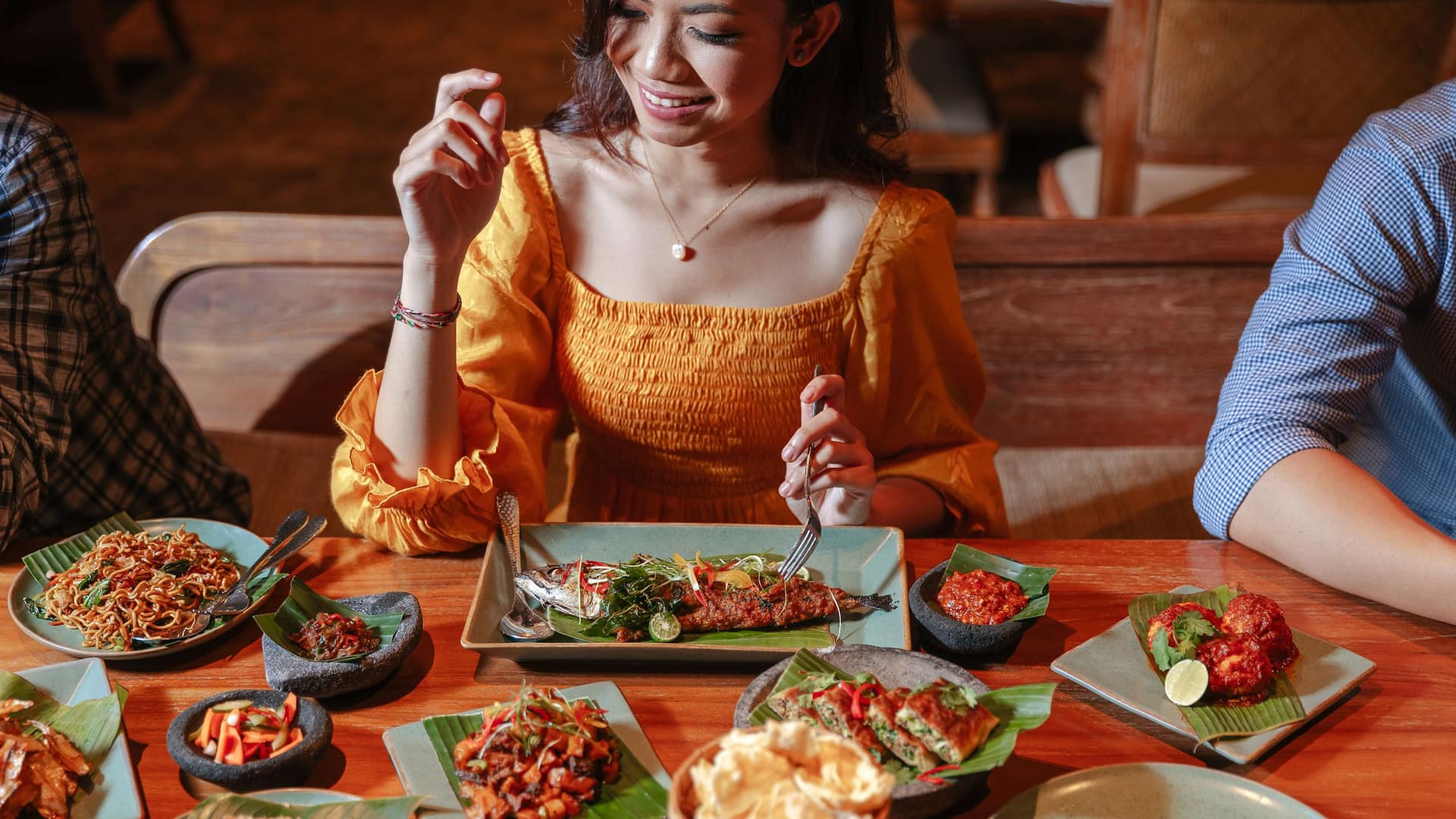 Dinner at Omang Omang Restaurant Sanur Bali