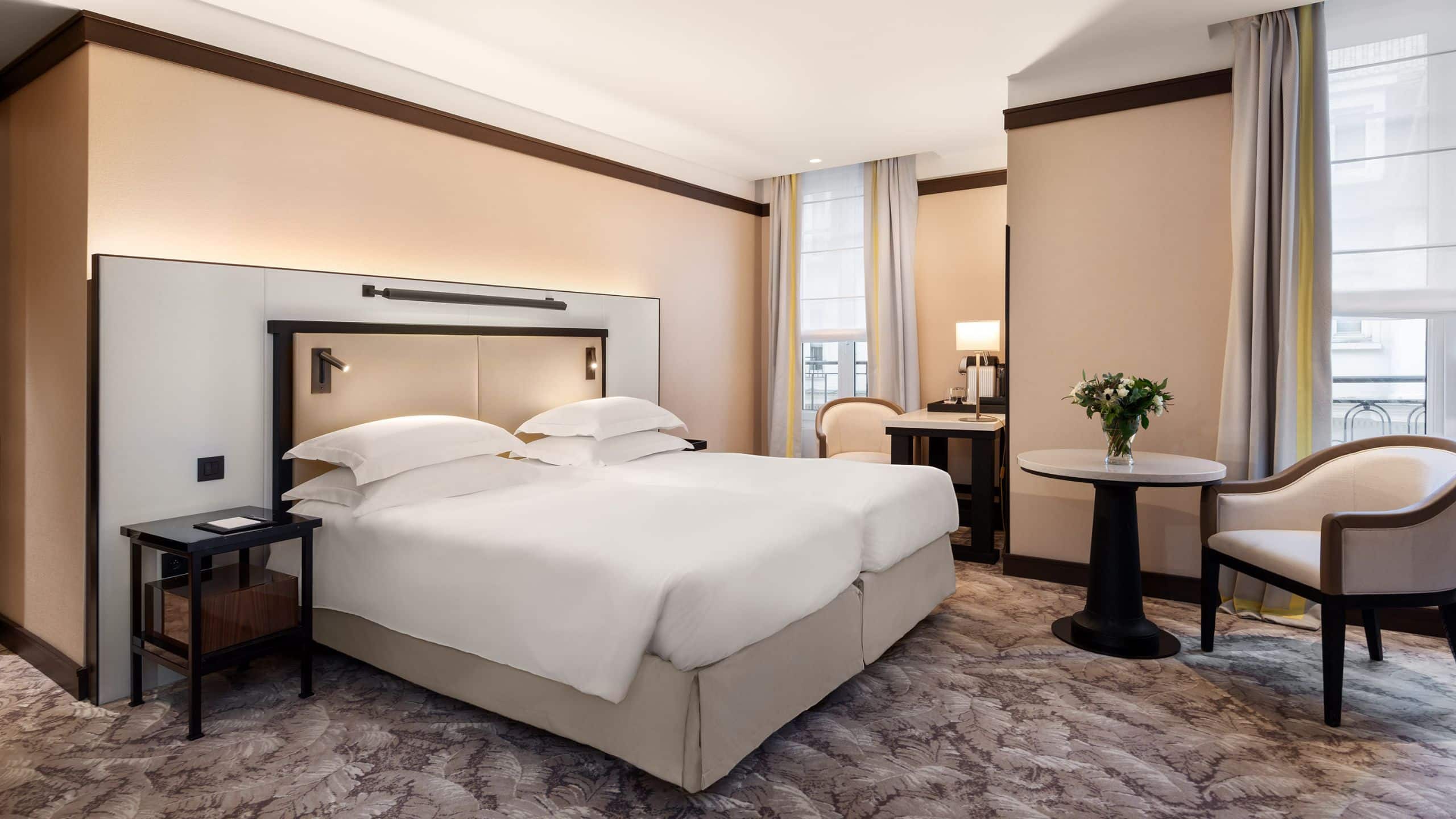 Hyatt Paris Madeleine Premium Twin Guestroom