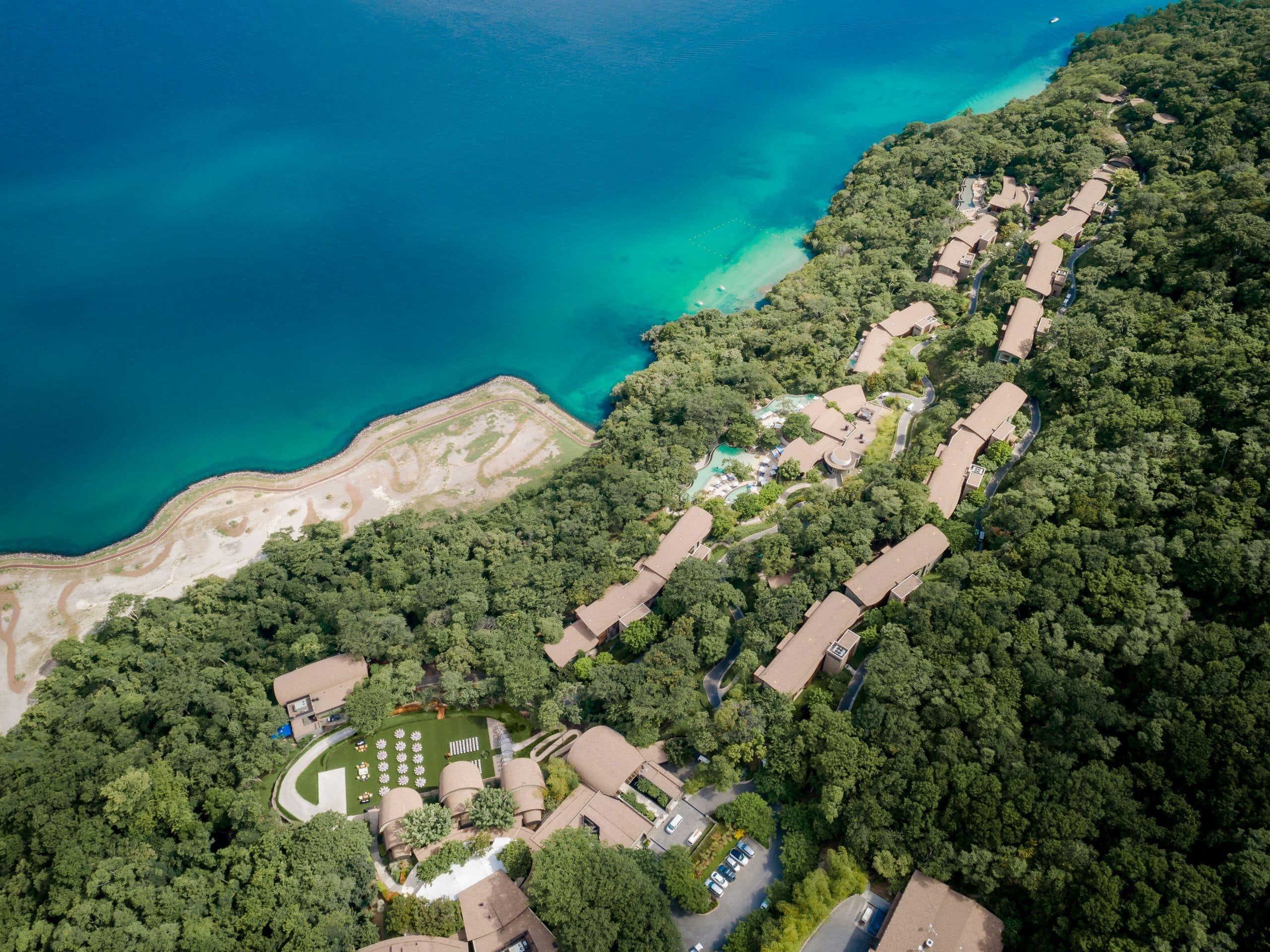 Andaz Costa Rica Resort at Peninsula Papagayo Aerial From Back