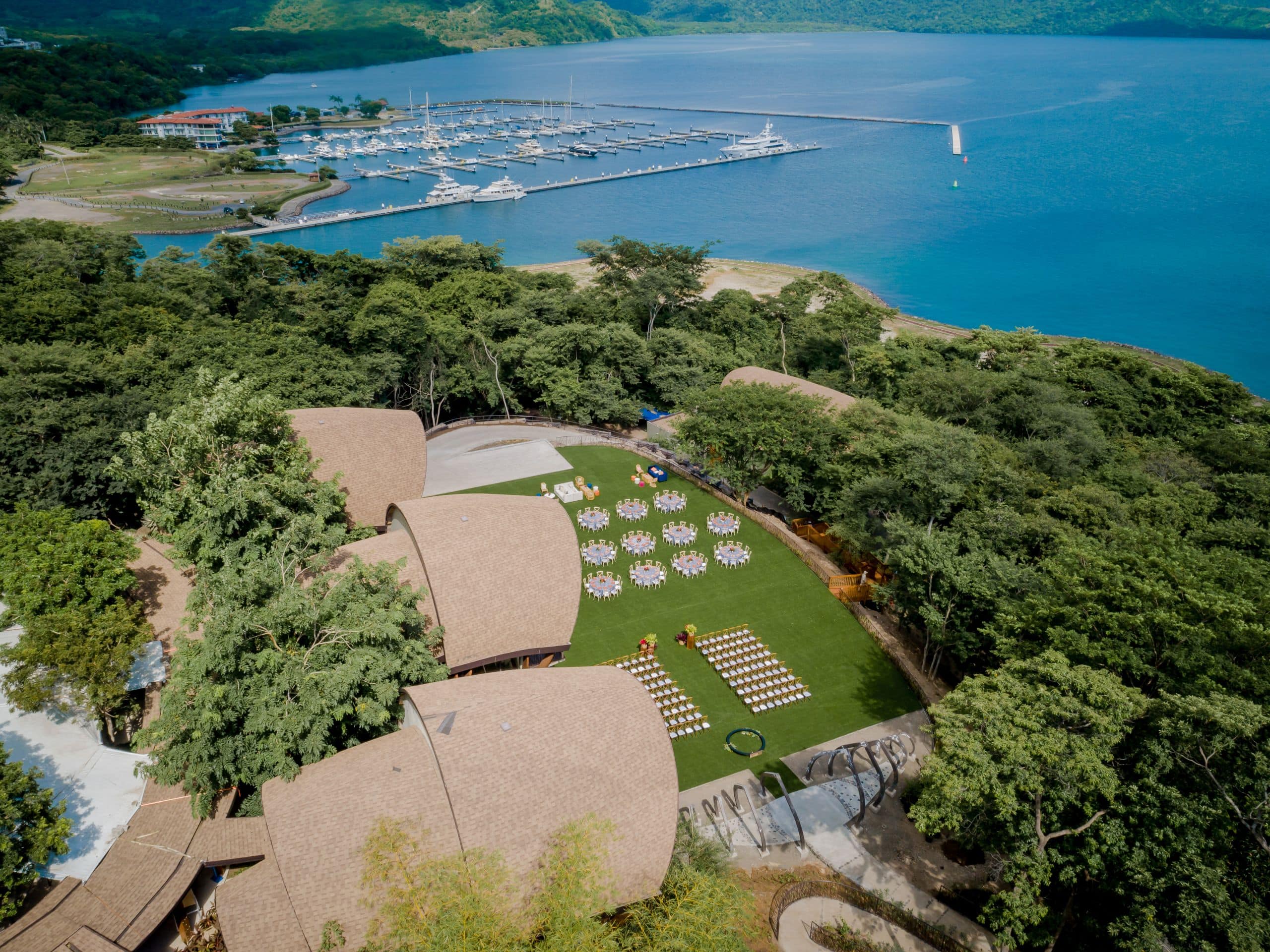 Andaz Costa Rica Resort at Peninsula Papagayo Aerial Overlooking Marina