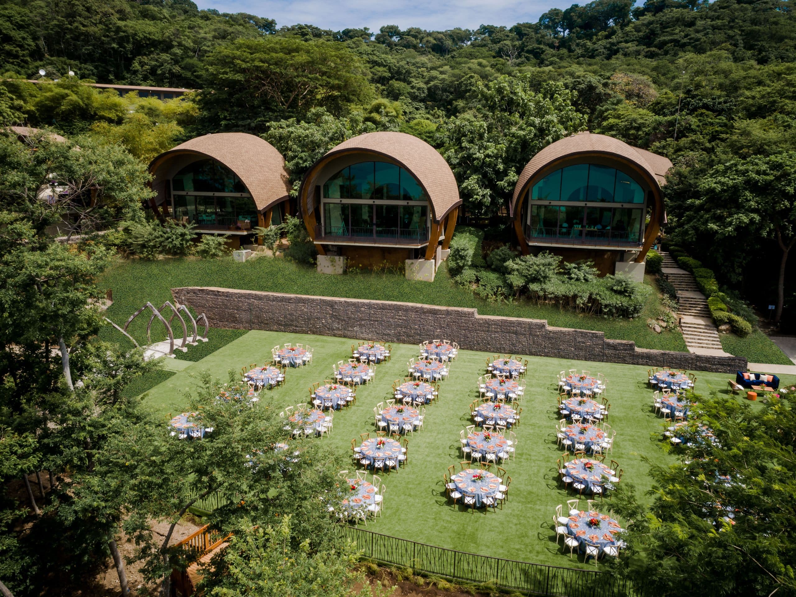 Andaz Costa Rica Resort at Peninsula Papagayo Aerial Studio Dinner from Corner