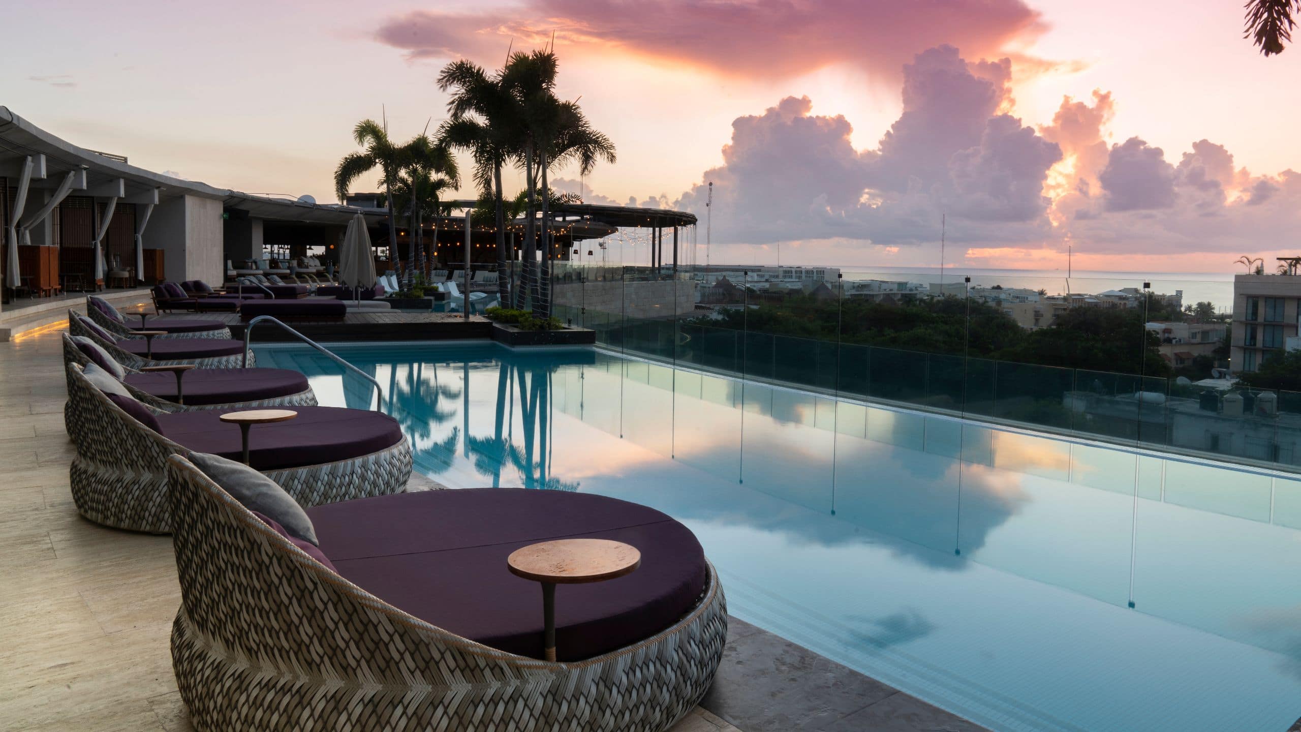 Thompson Playa del Carmen Main House Pool View
