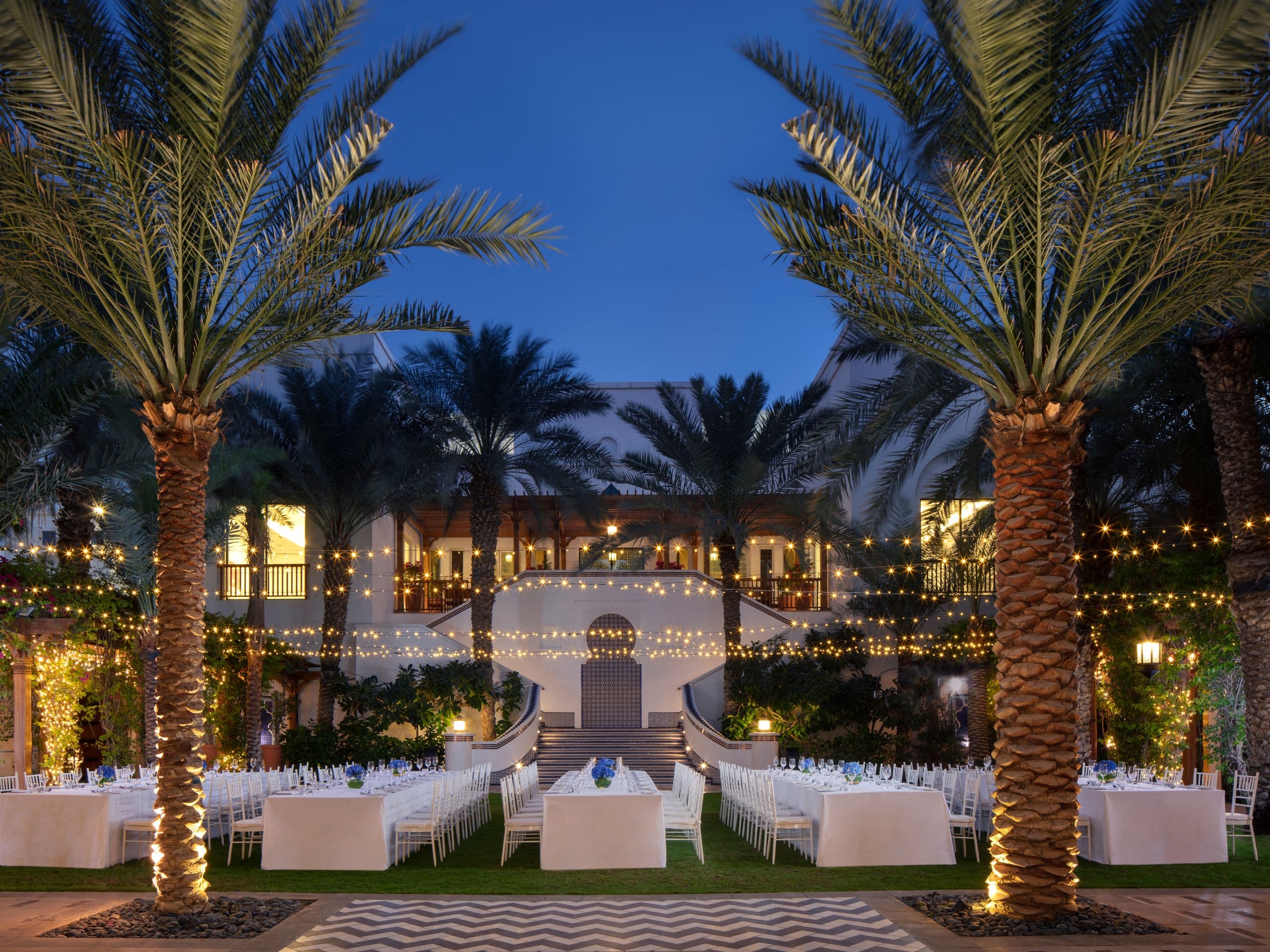 Park Hyatt Palm Garden Dusk