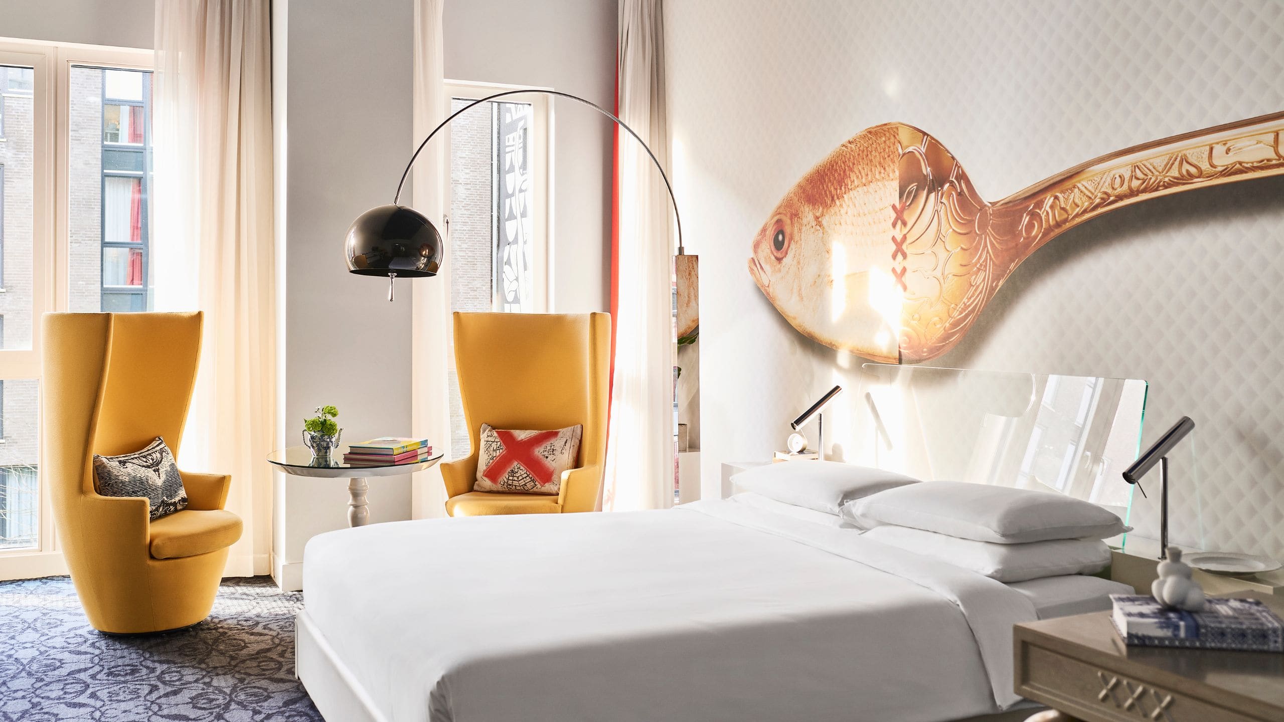 Andaz Amsterdam Prinsengracht Overview Yellow Chairs