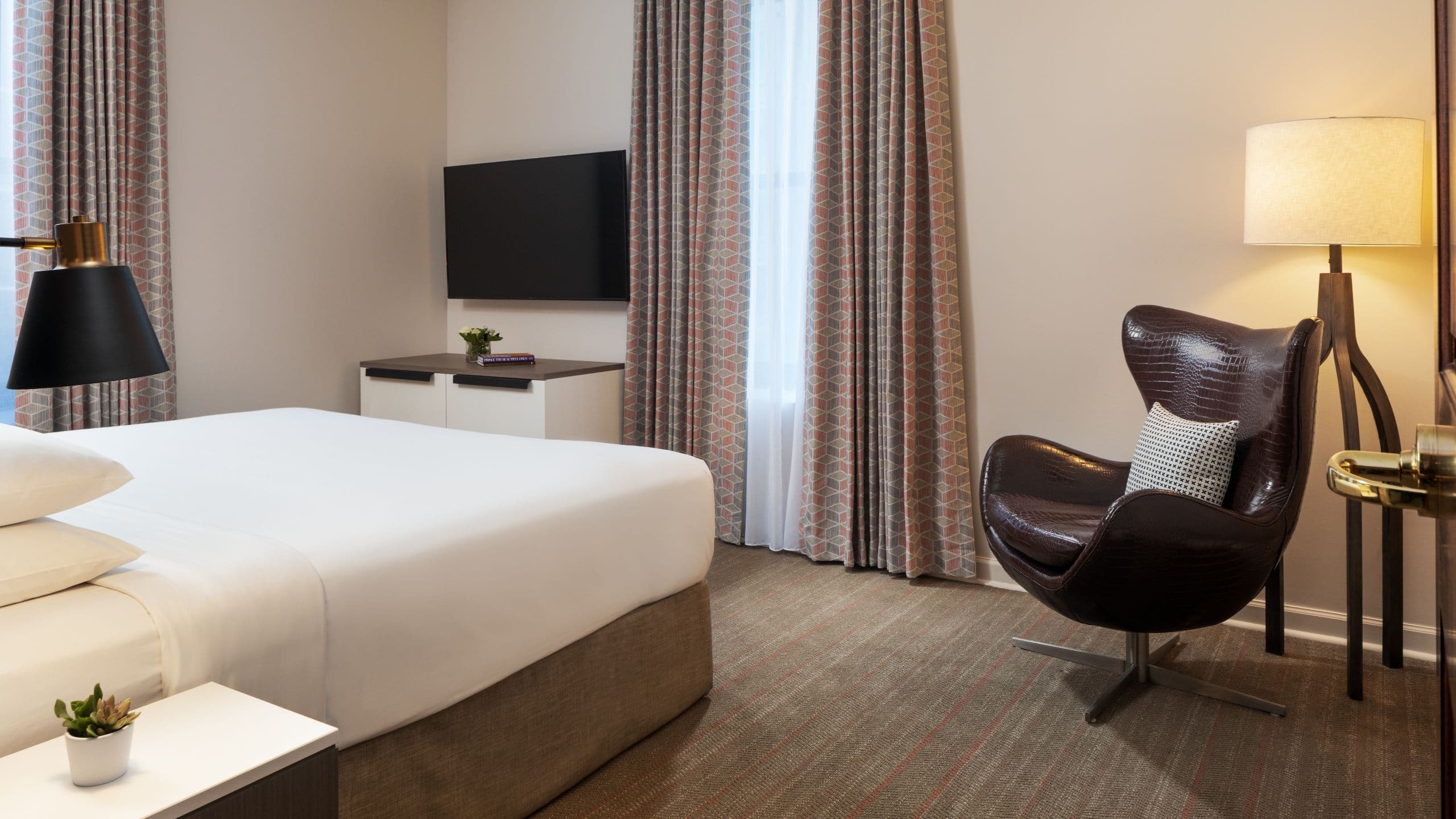 2 of 4 Hyatt Centric Downtown Minneapolis Grand Suite Bedroom