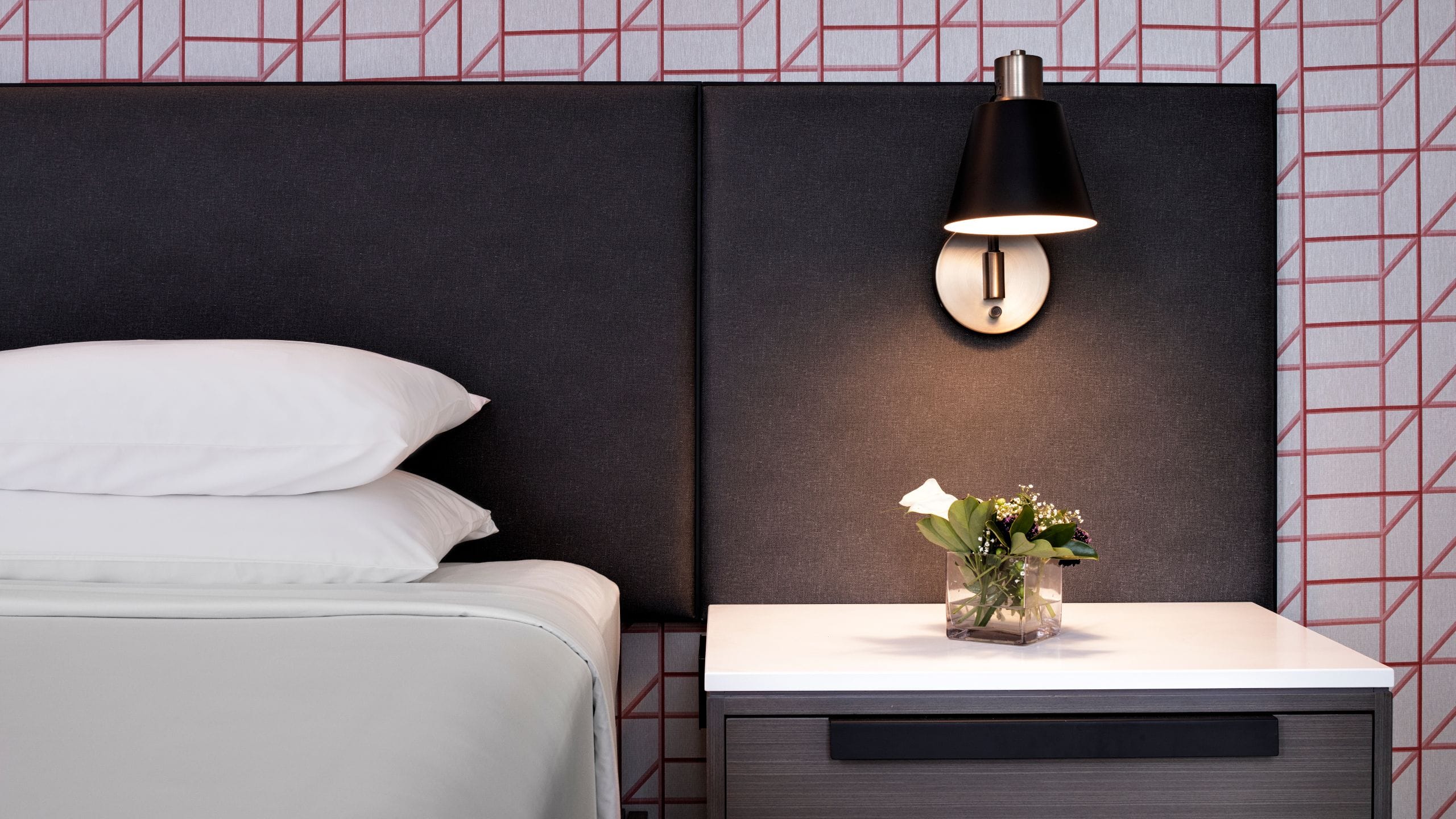 1 of 2 Hyatt Centric Downtown Minneapolis King Detail Bed