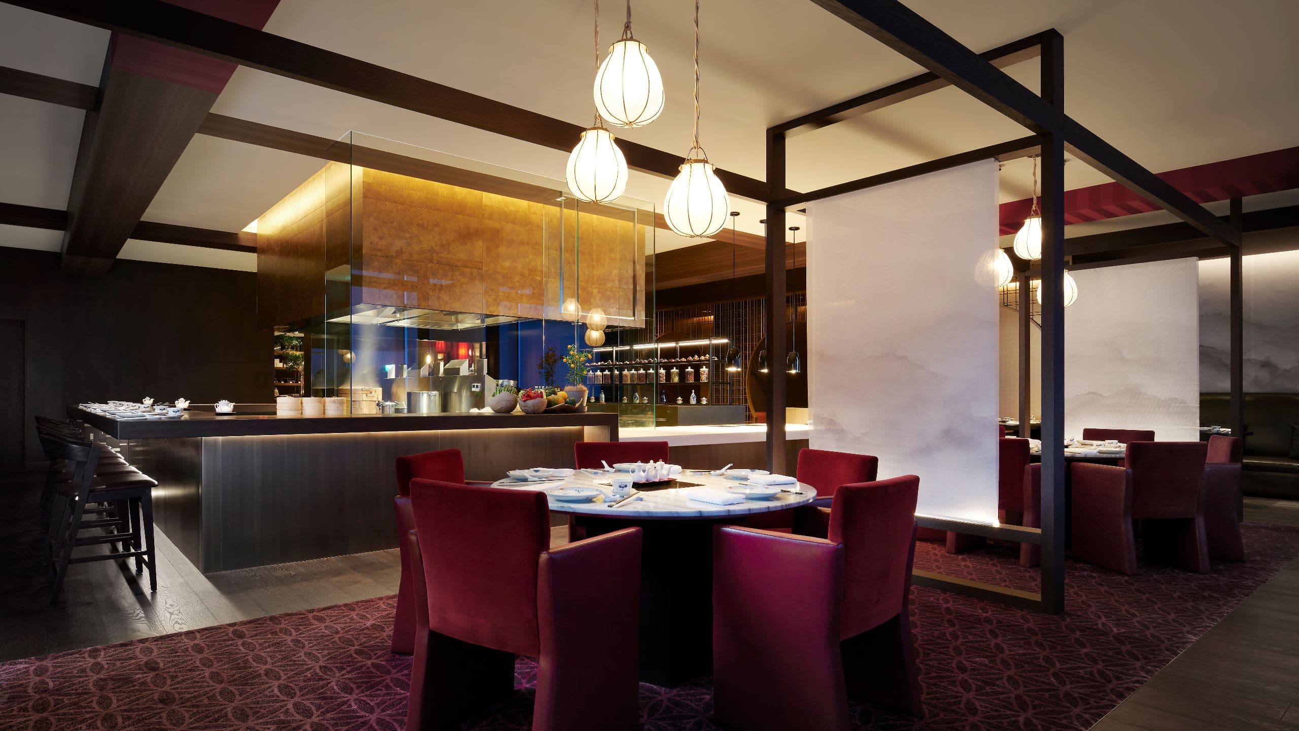 Park Hyatt Niseko Hanazono China Kitchen Dining Area