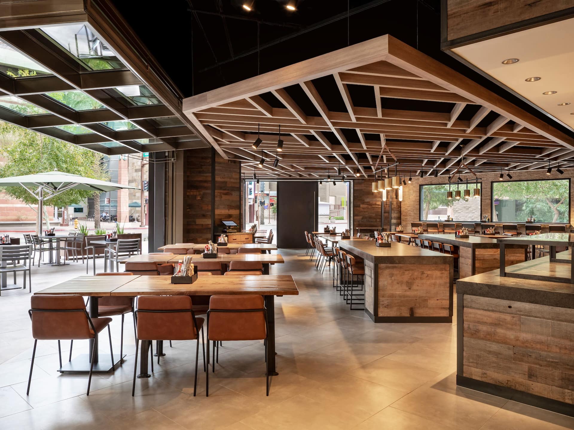 Hyatt Regency Phoenix Barrel and Bushel Seating