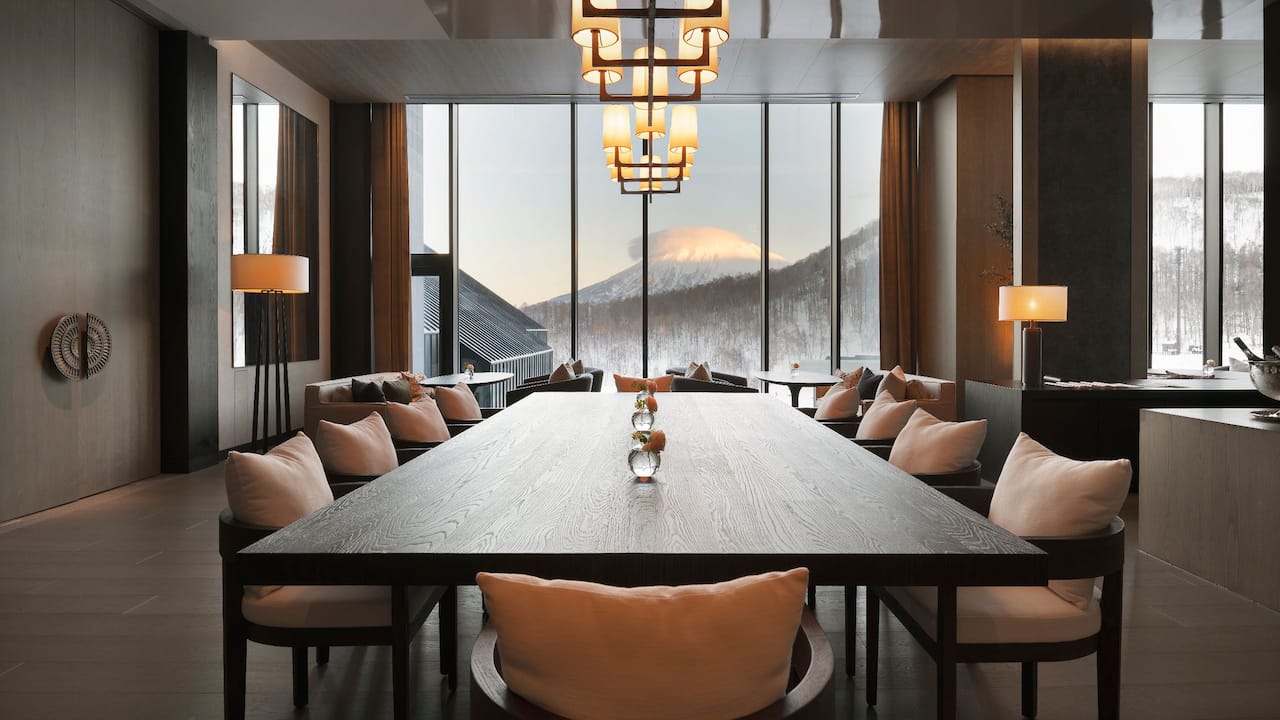 Park Hyatt Niseko Hanazono residence lounge