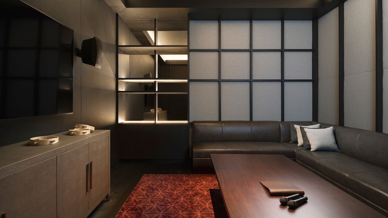 Park Hyatt Niseko Hanazono Karaoke room